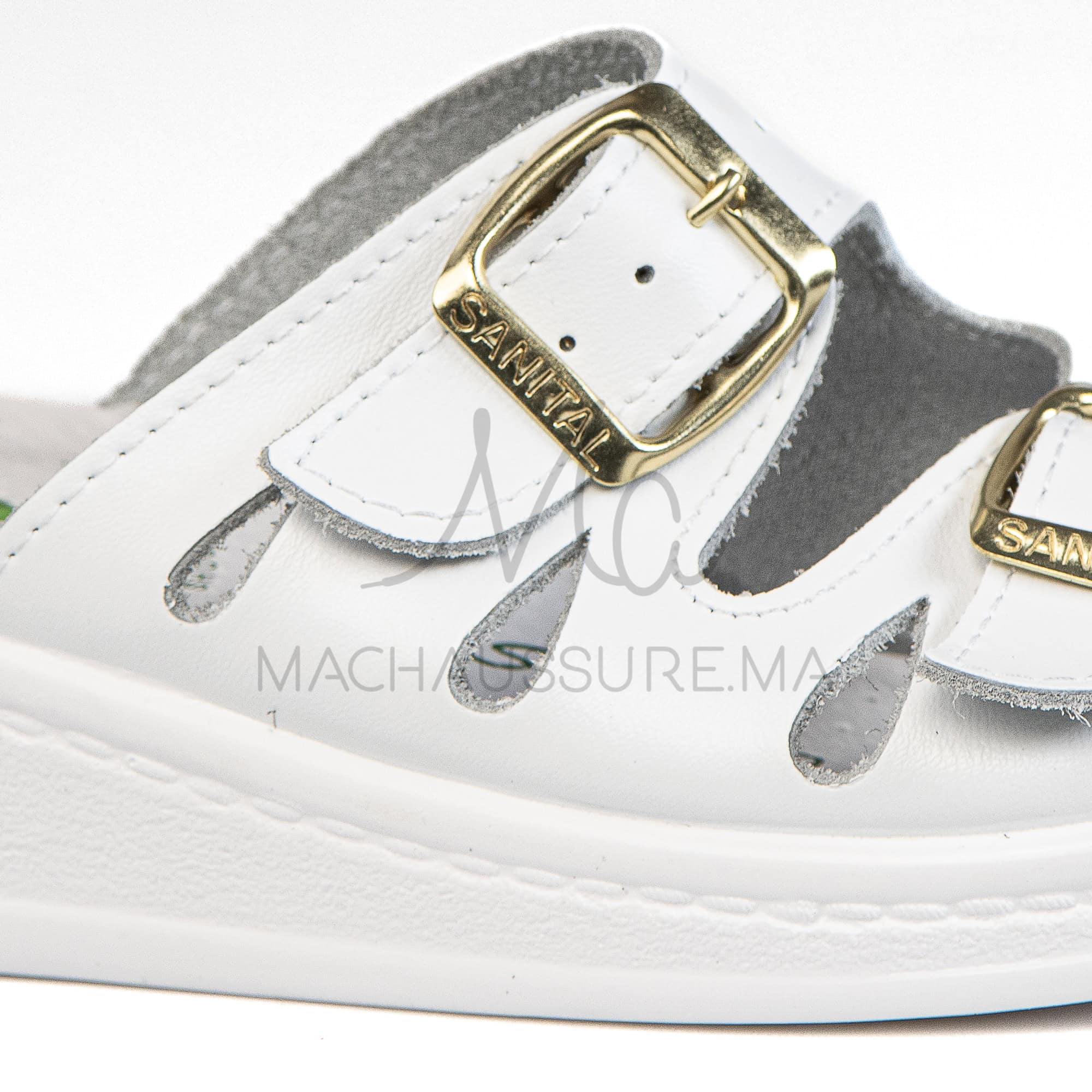 Podistep – Sandales Médicales en Blanc.