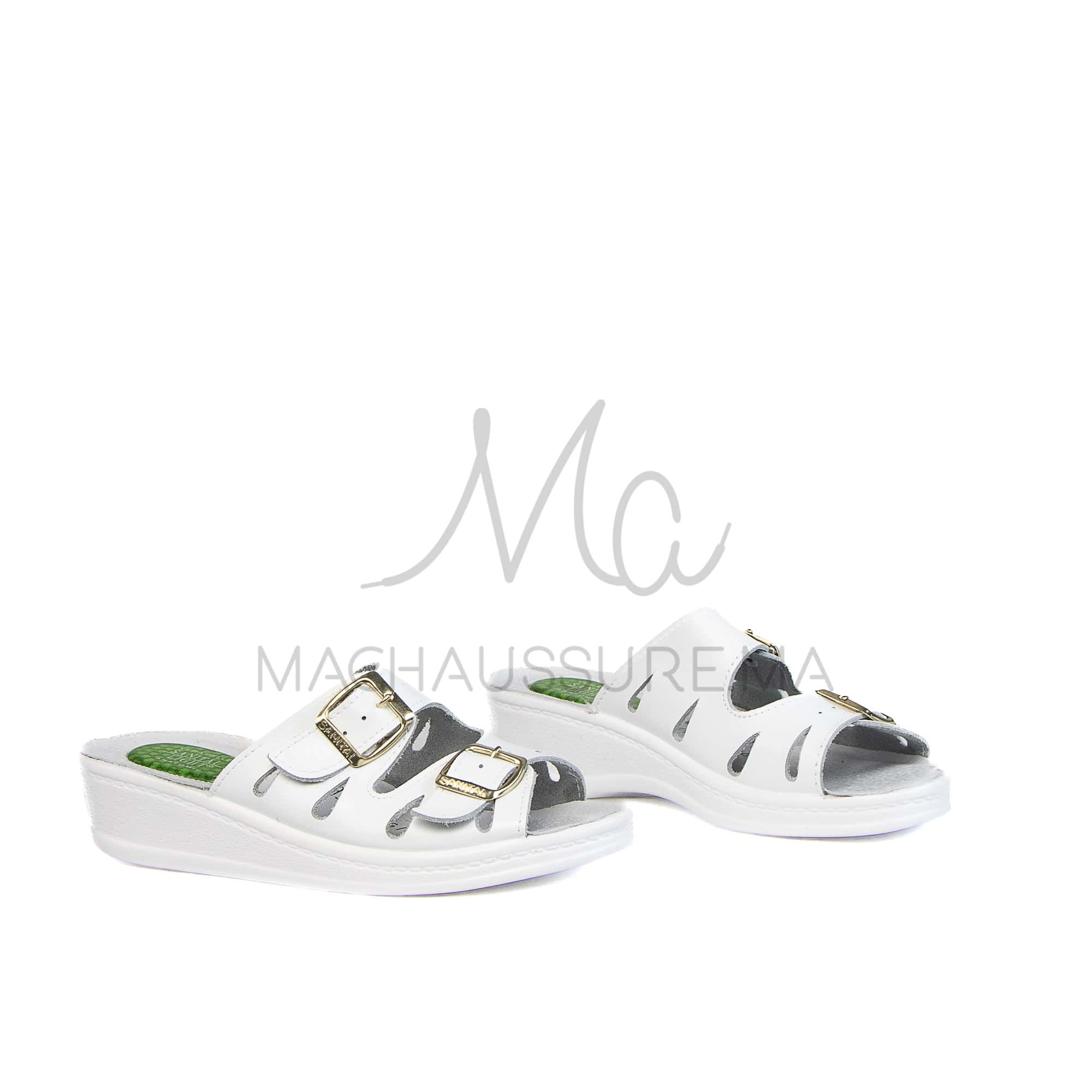 Podistep – Sandales Médicales en Blanc.
