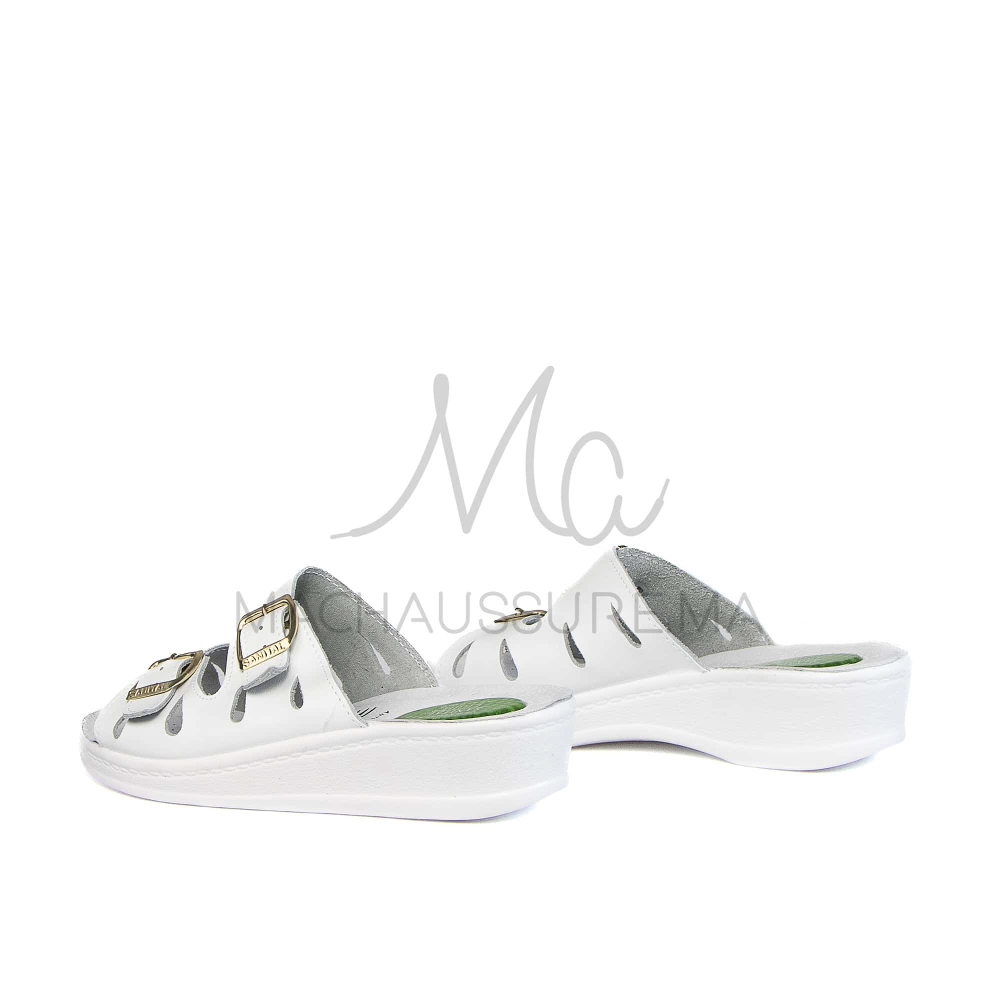 Podistep – Sandales Médicales en Blanc.