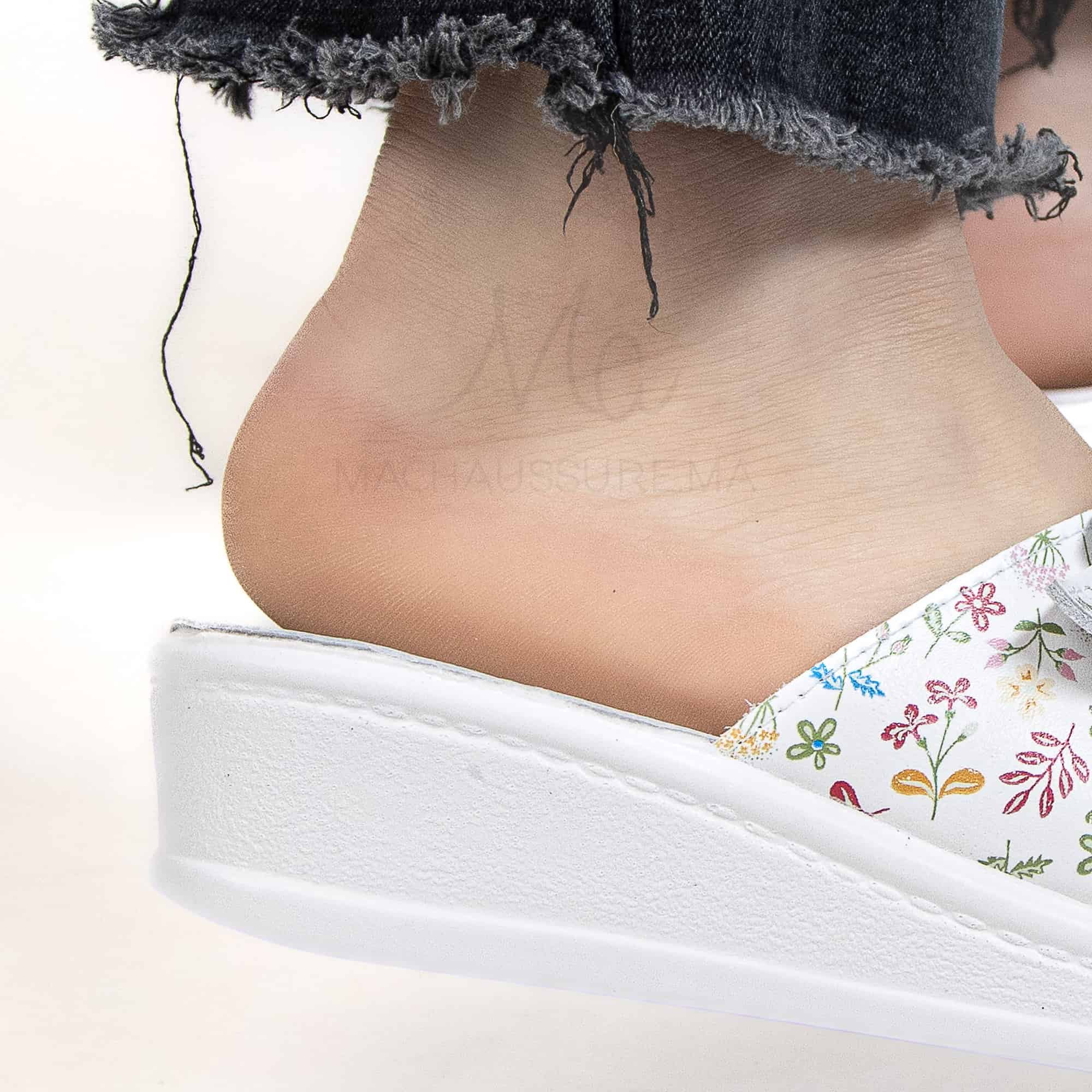 Medilux – Sandales Médicales en Blanc.