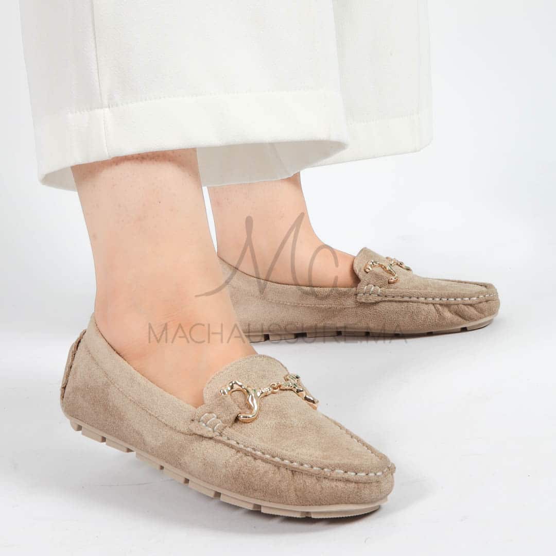 Douceur – mocassins femmes en Beige.