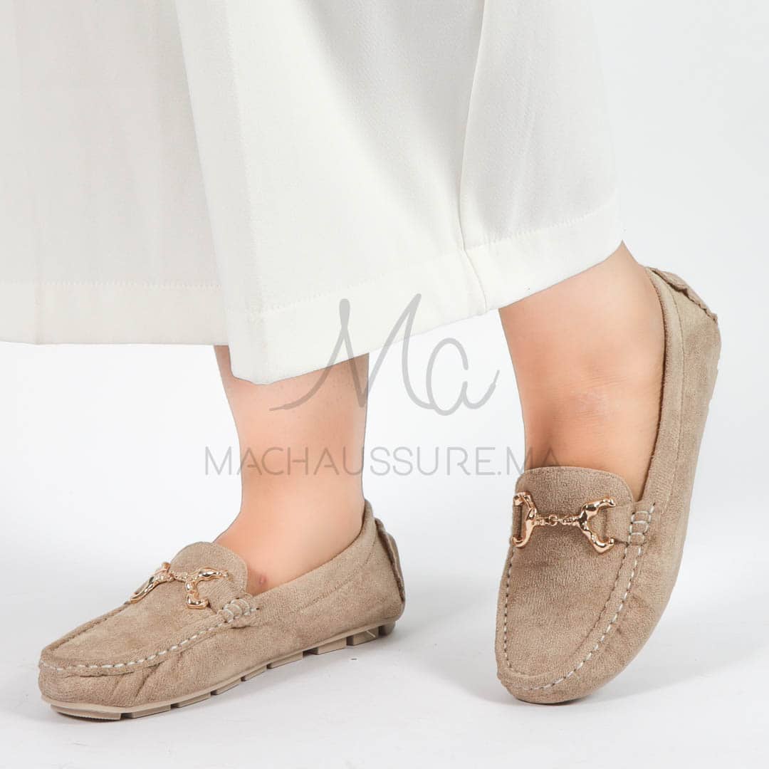 Douceur – mocassins femmes en Beige.