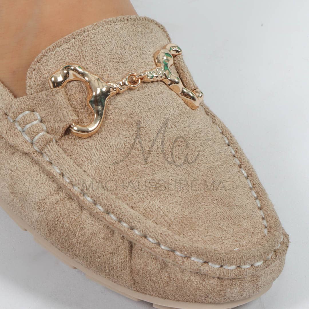 Douceur – mocassins femmes en Beige.