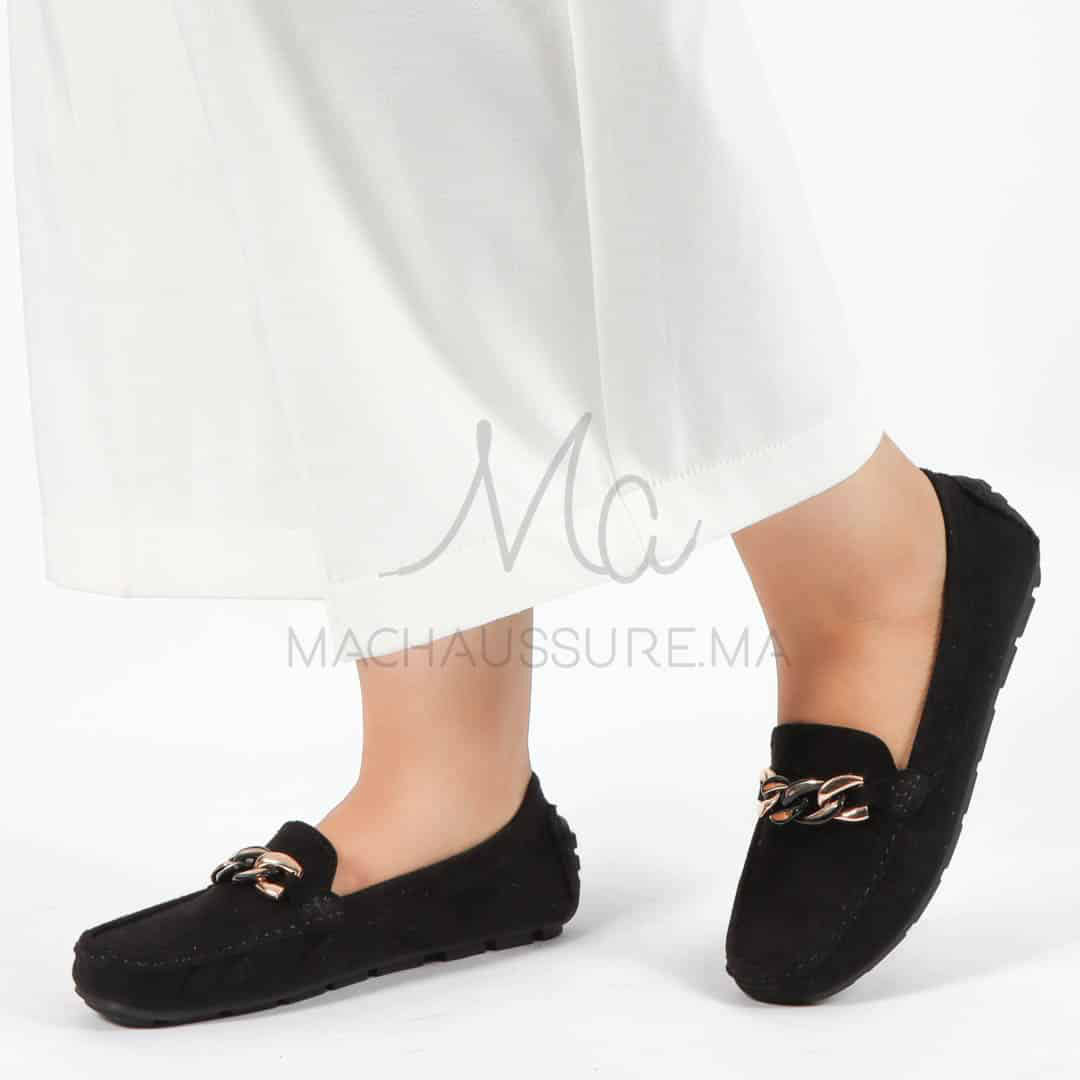 Tendre – mocassins femmes en Noir.