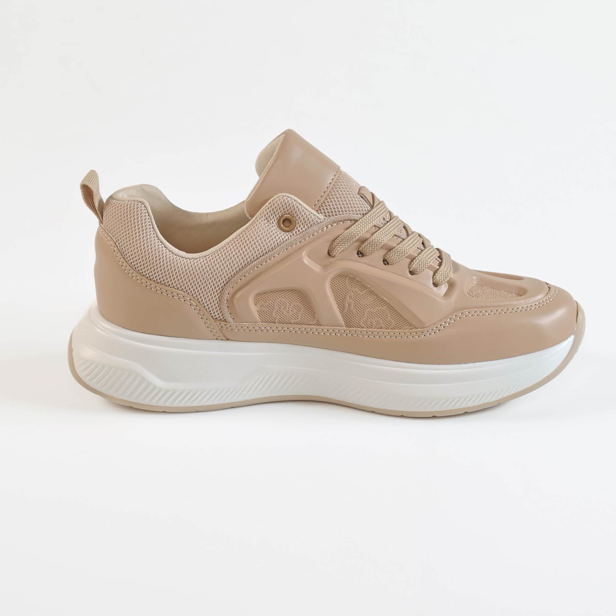 Olya – Baskets Femmes en Beige.