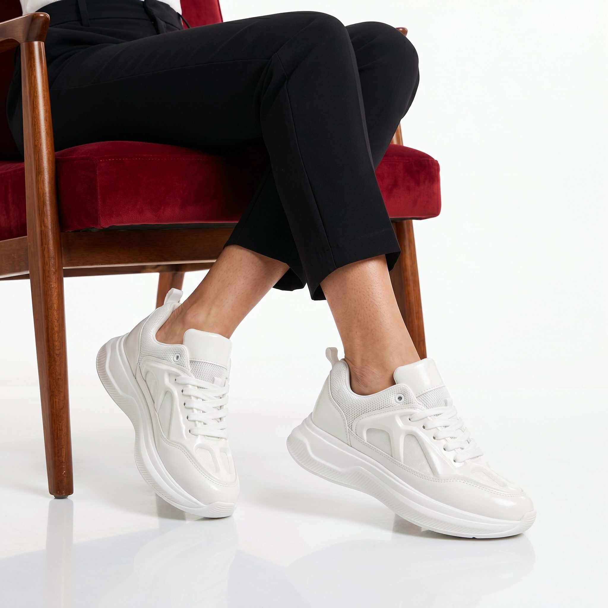 Olya – Baskets Femmes en Blanc.
