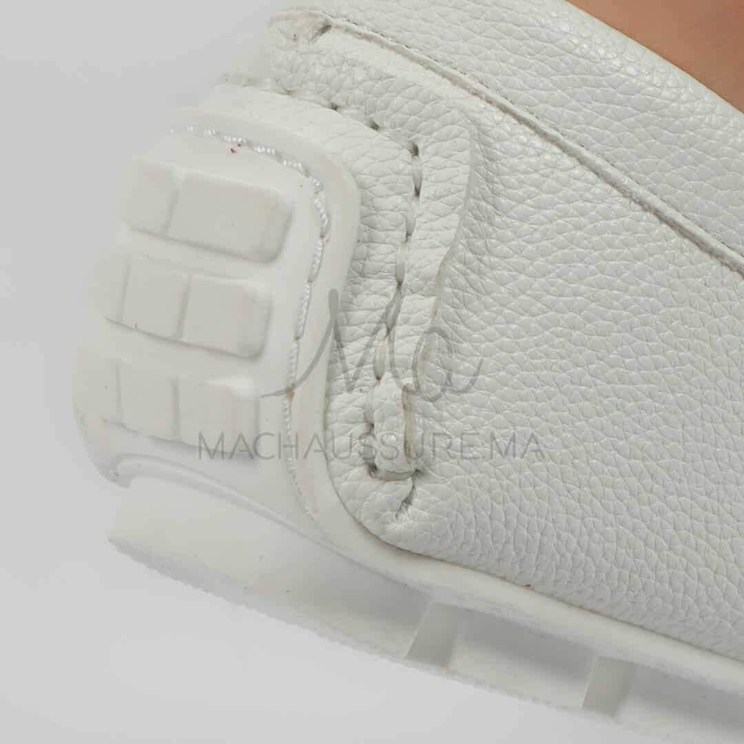 Charme – mocassins femmes en Blanc.