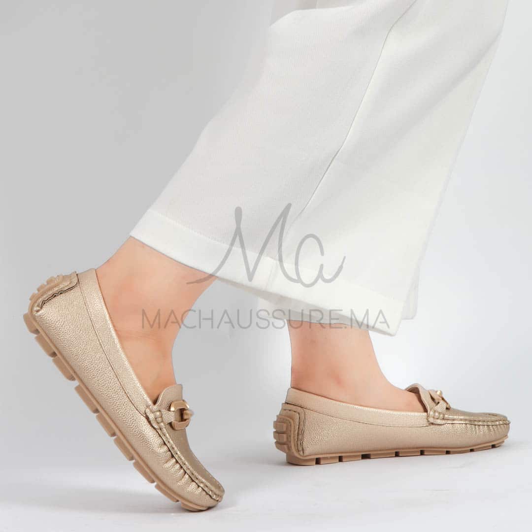 Charme – mocassins femmes en Bronze.