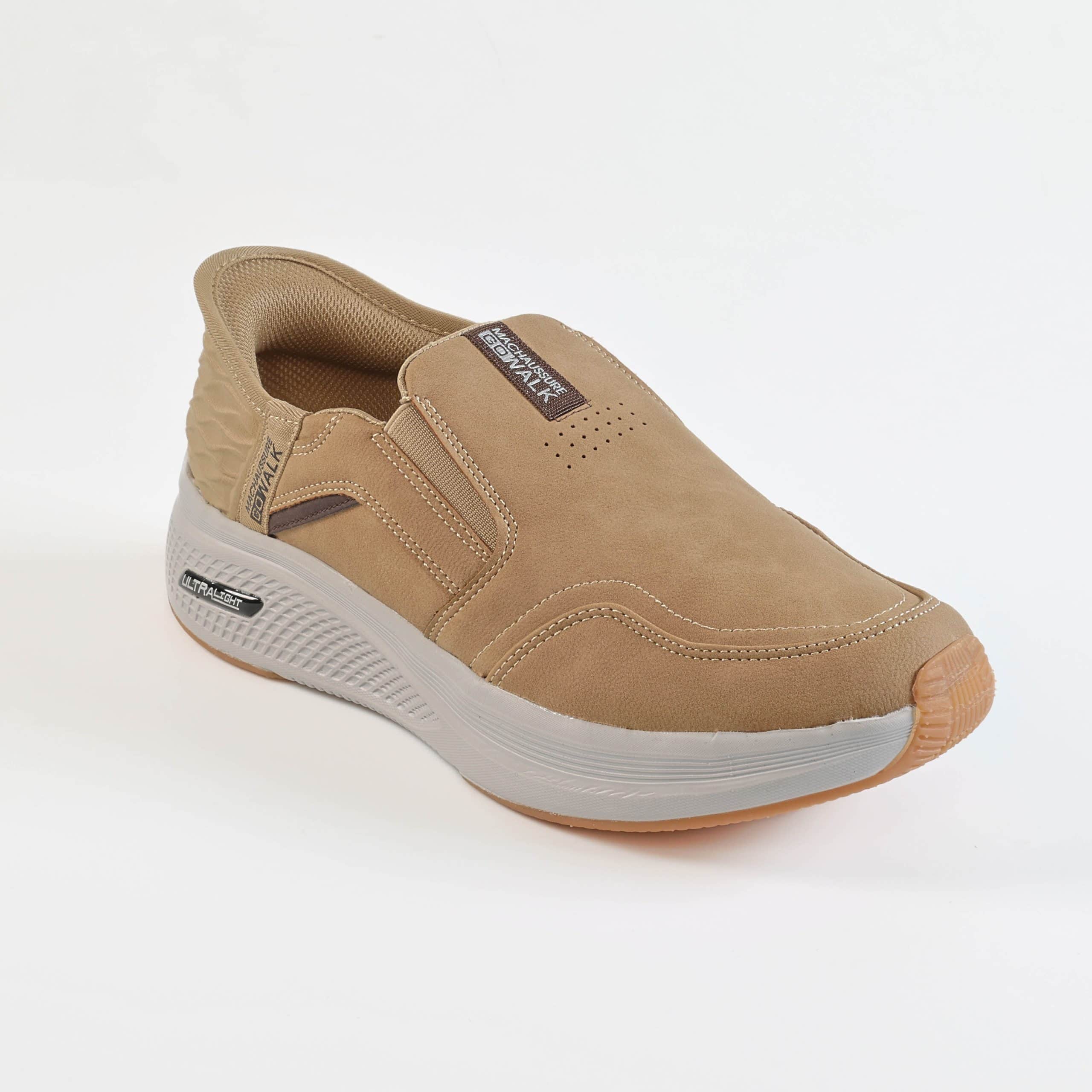 Accent – Baskets confortables Hommes en Beige.