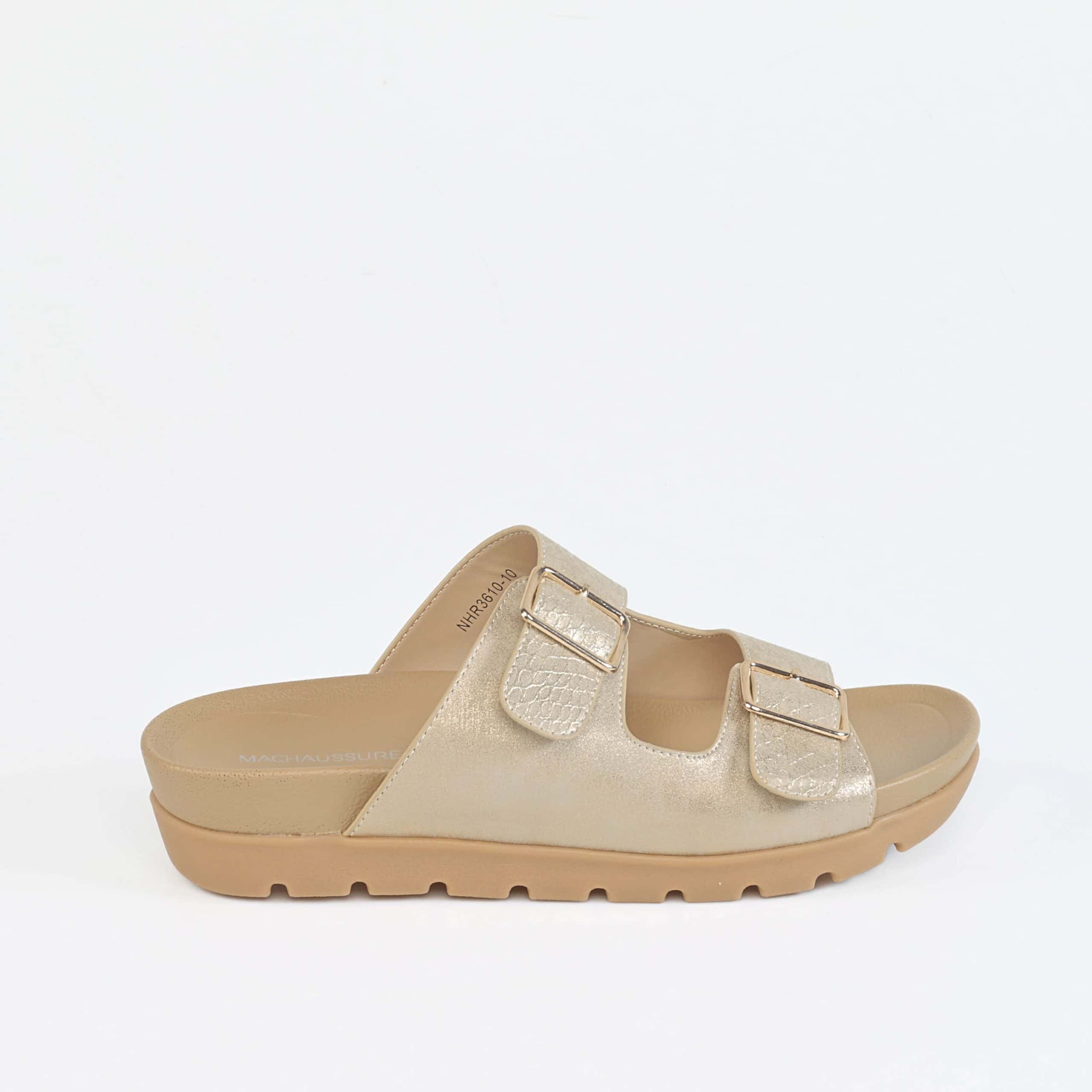Easy Life – Sandales confort femmes en Beige.