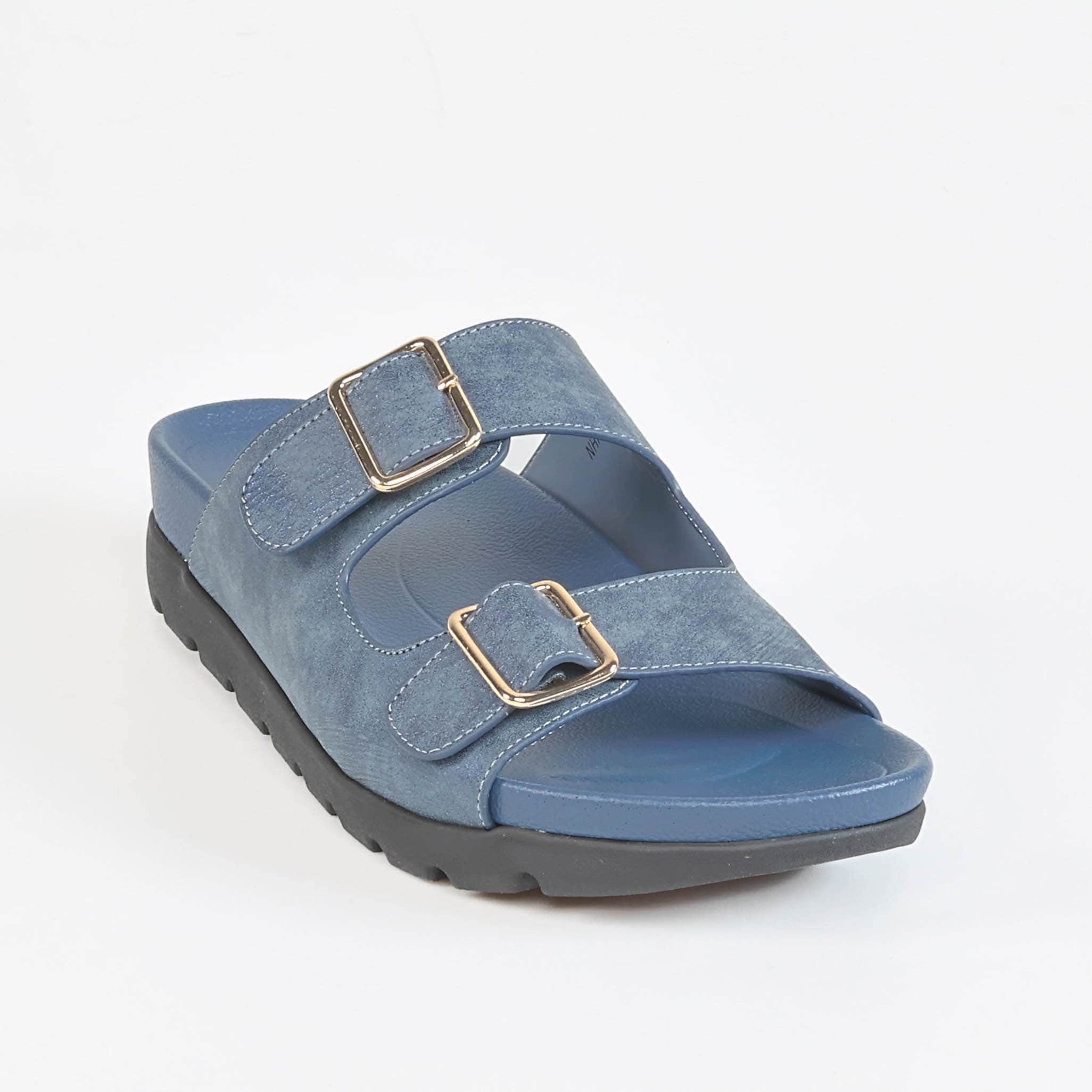 Easy Life – Sandales confort femmes en Bleu.