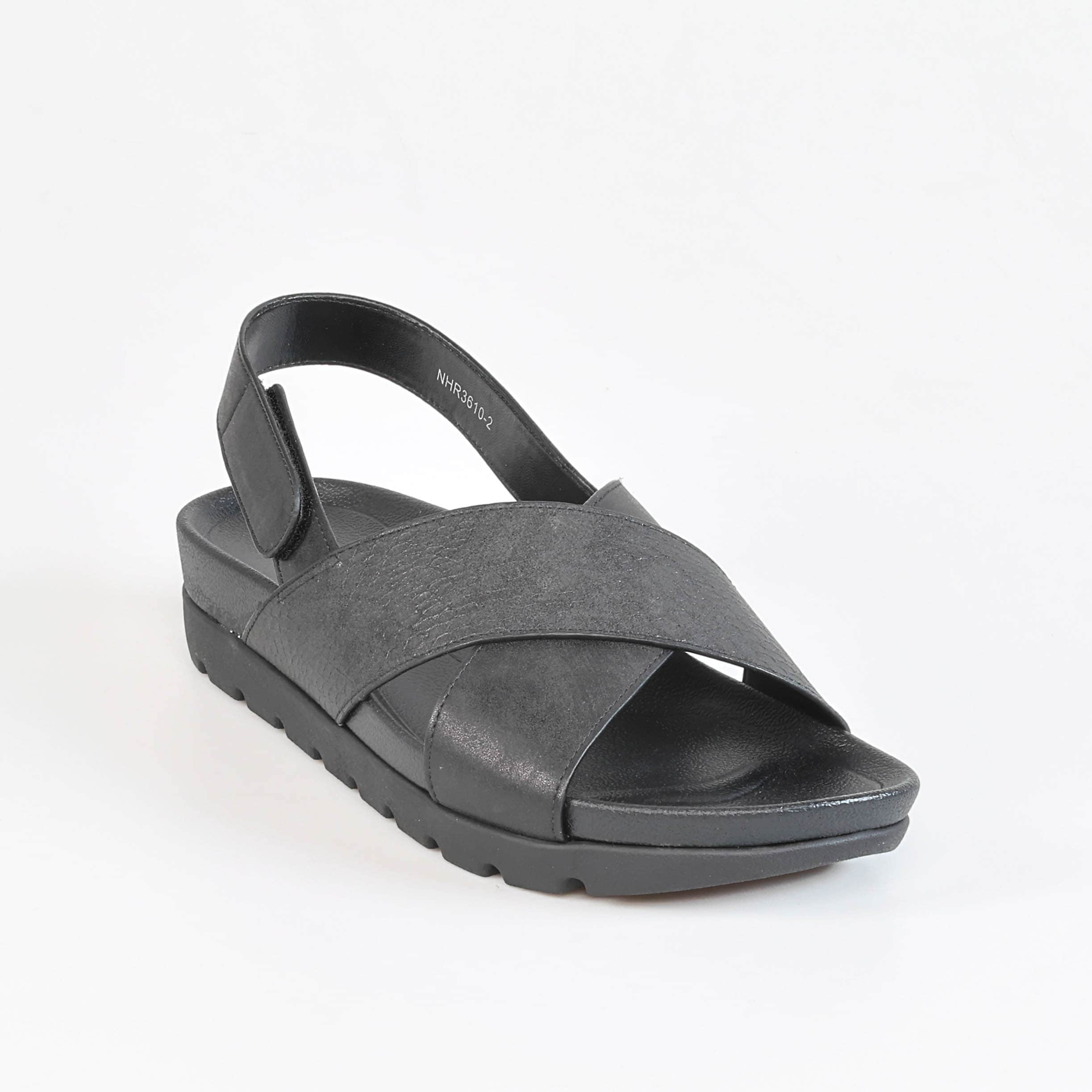 Orme – Sandales confort femmes en Noir.
