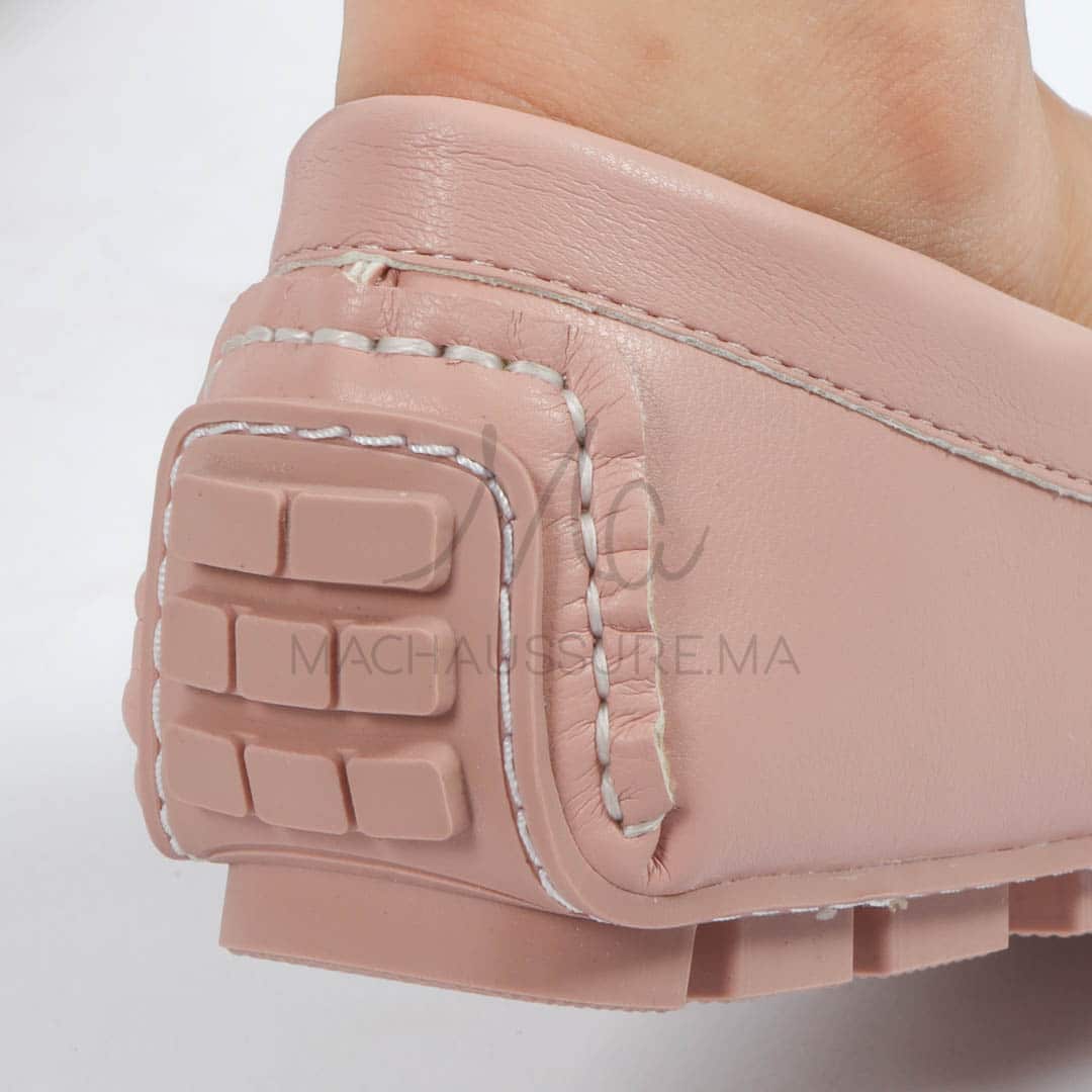 Tassel – mocassins femmes en Rose.