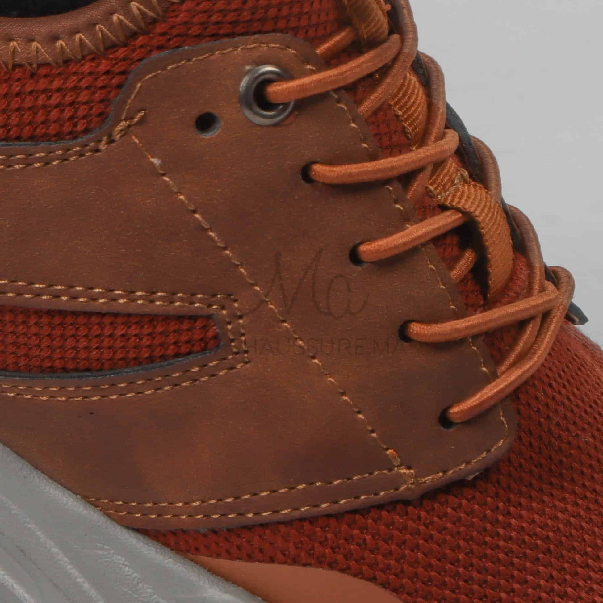 Apex - Baskets Hommes confortables en Marron.