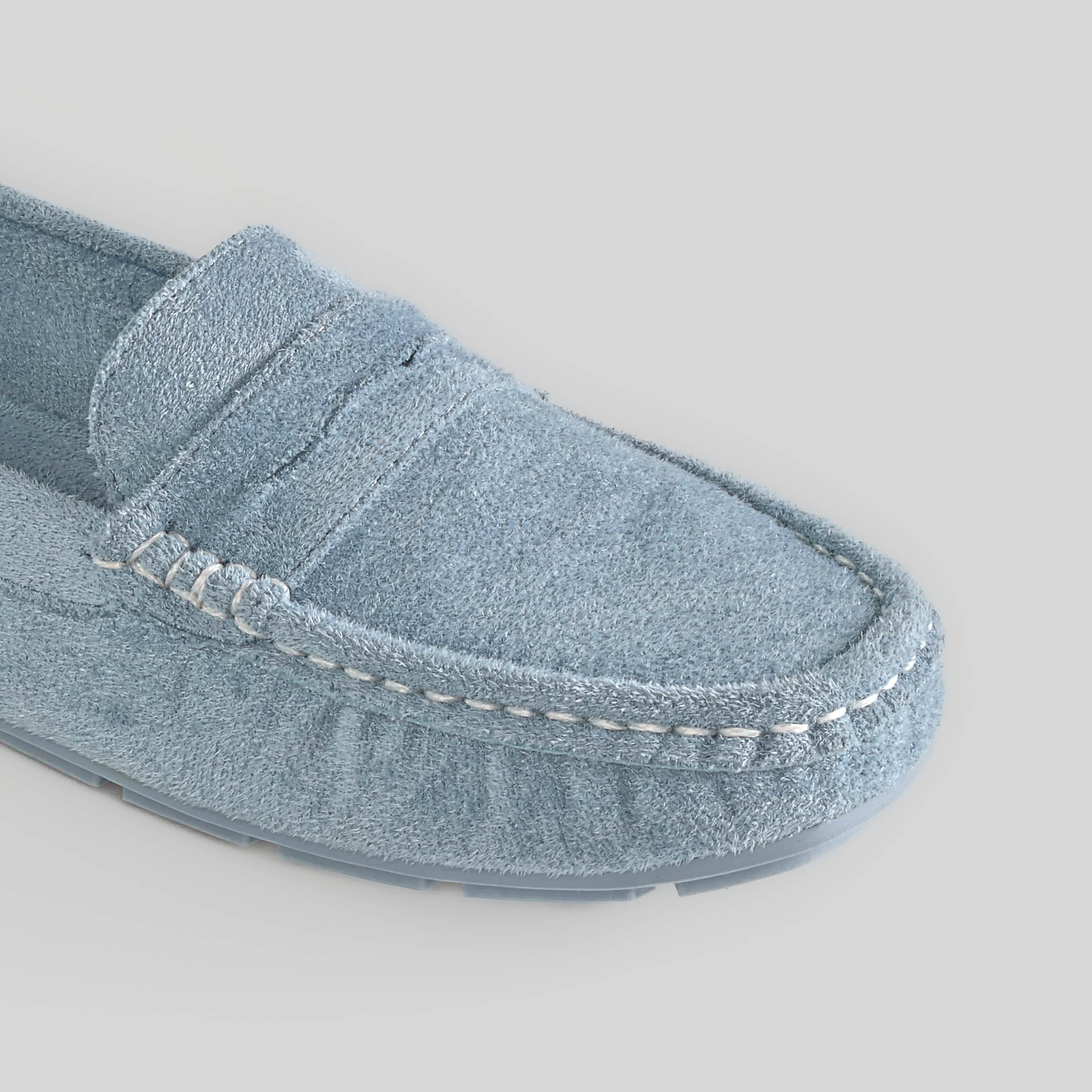 Basic – Mocassins Femmes en Bleu.