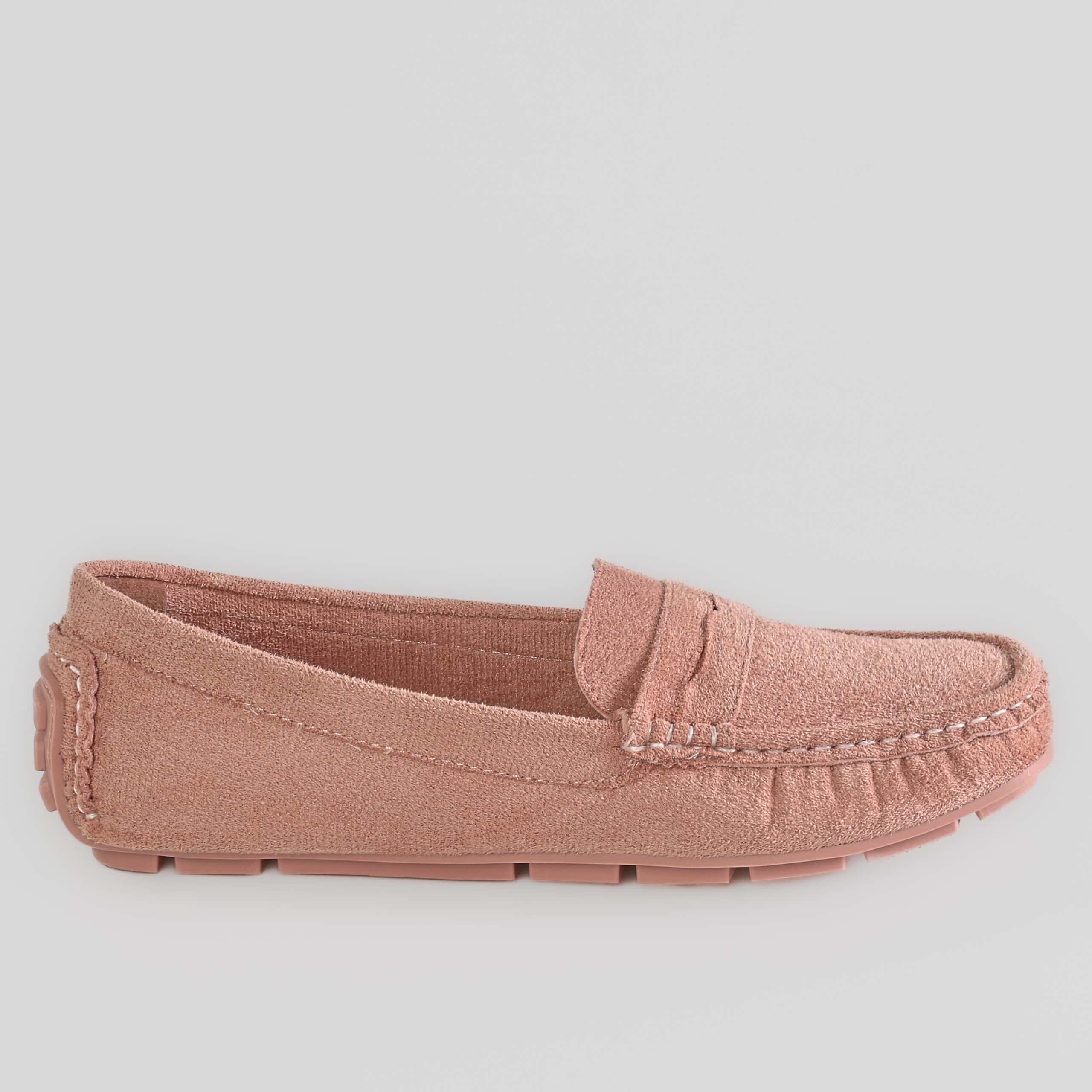 Basic – Mocassins Femmes en Rose.
