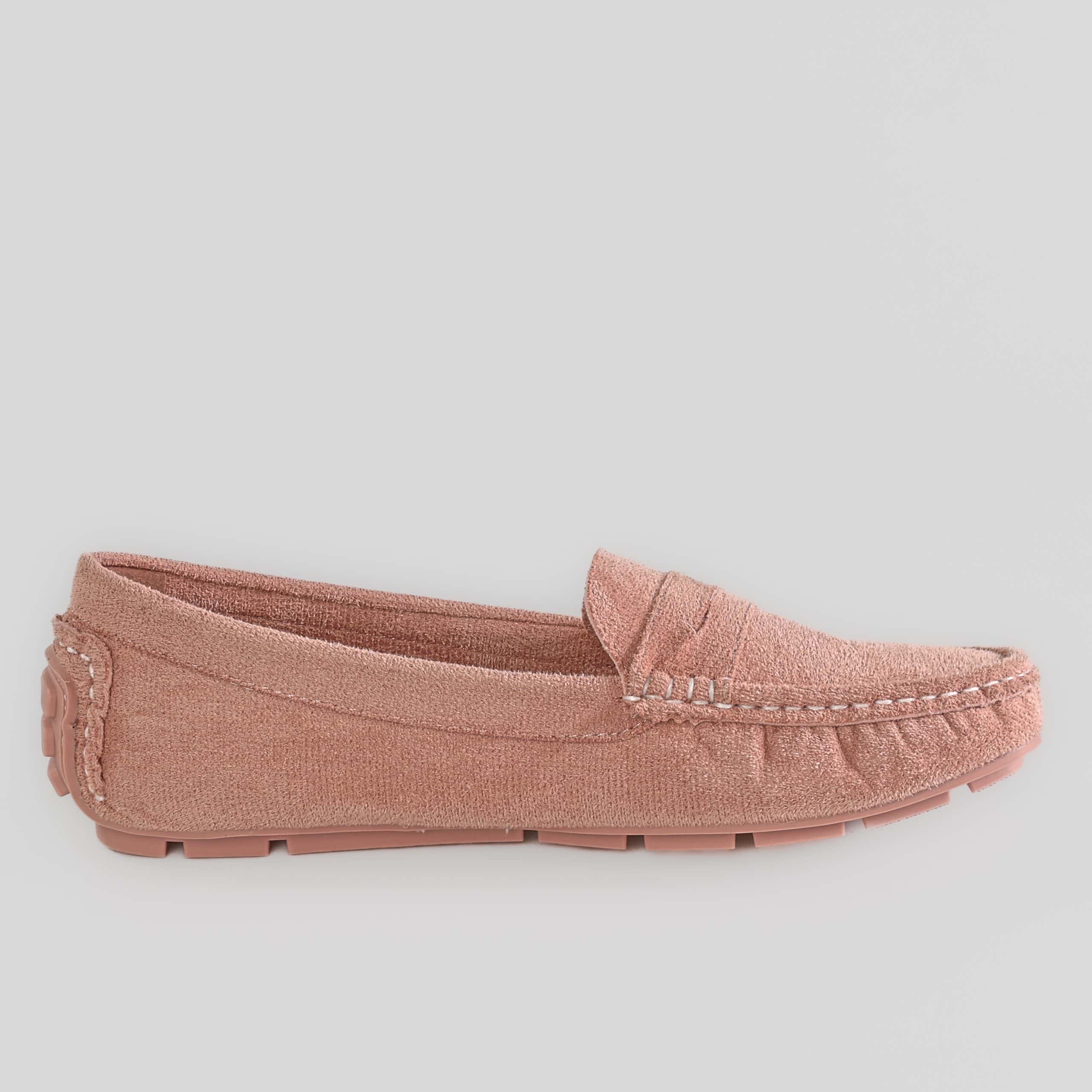 Basic – Mocassins Femmes en Rose.