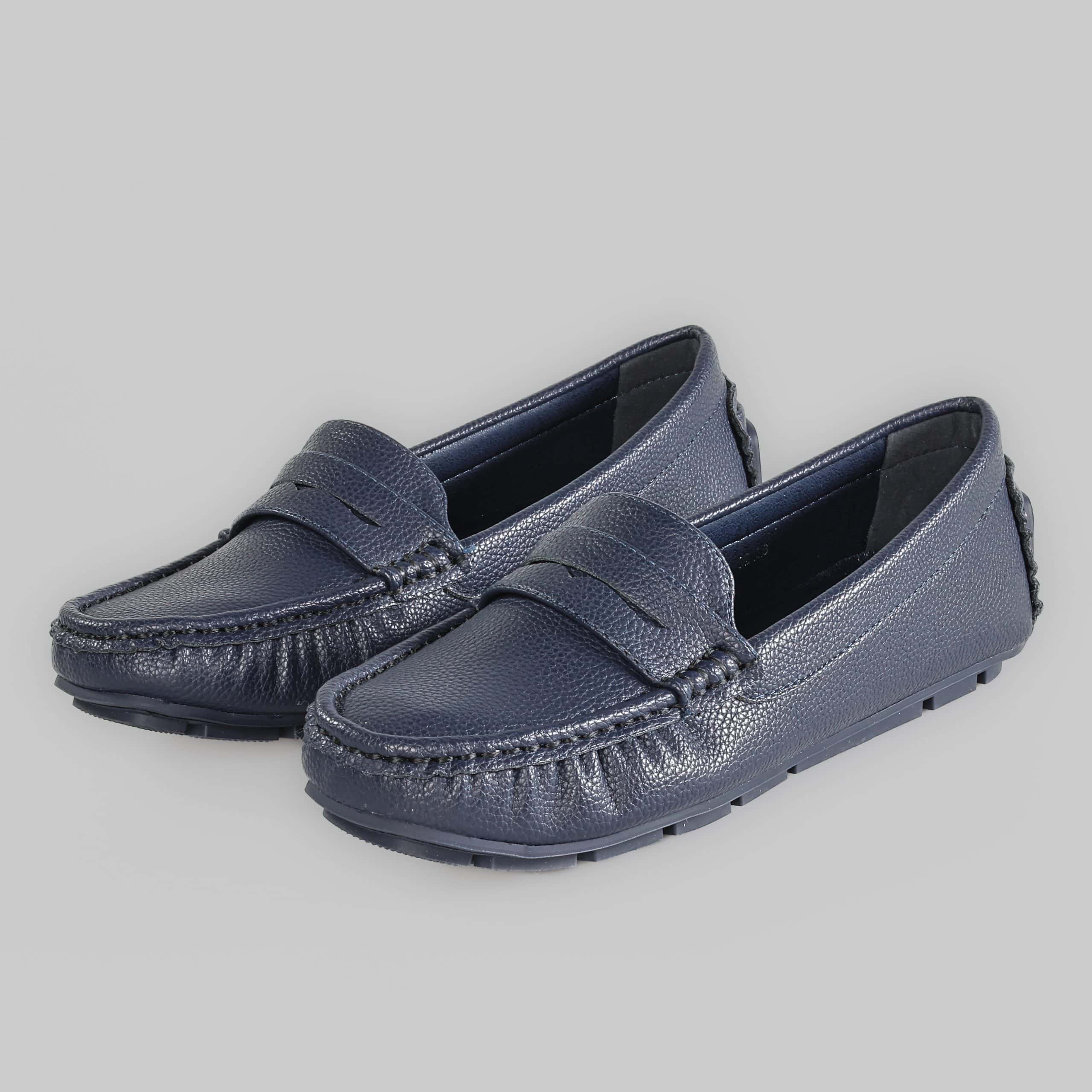 JASMINE – Mocassins Femmes en Bleu.