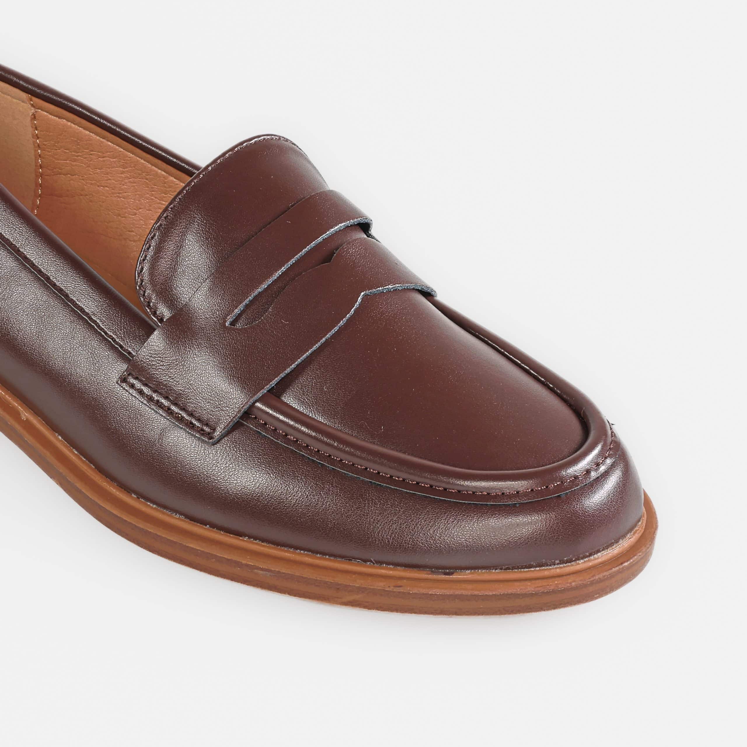 Roma – Mocassins Femmes en Marron.