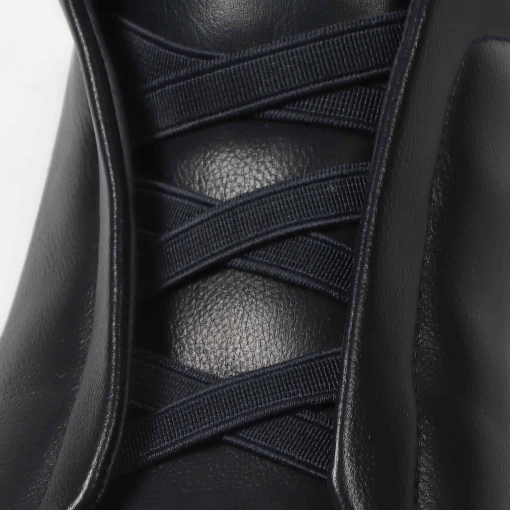 Quantum - Baskets Hommes en Cuir Bleu.