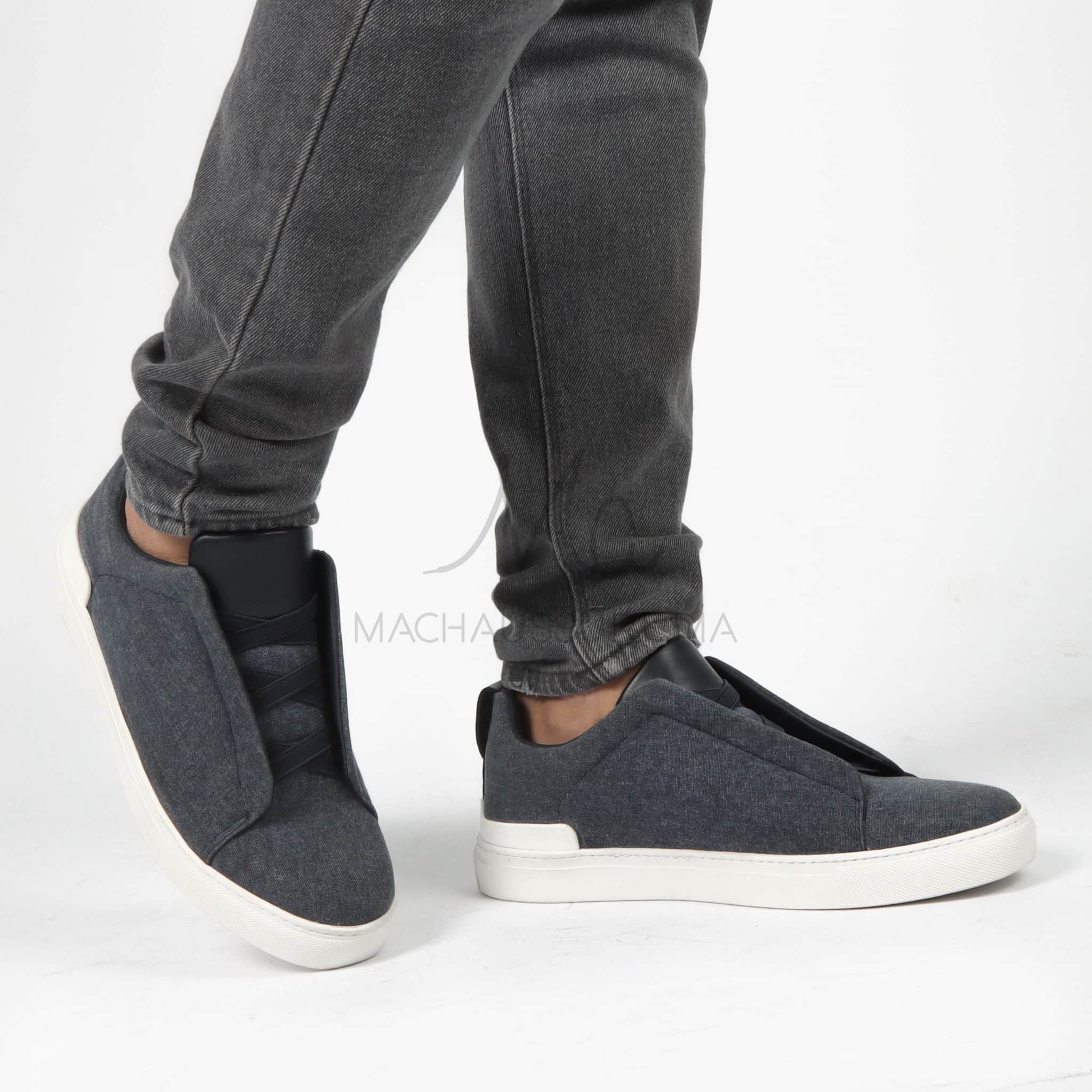 Quantum - Baskets Hommes en Bleu.