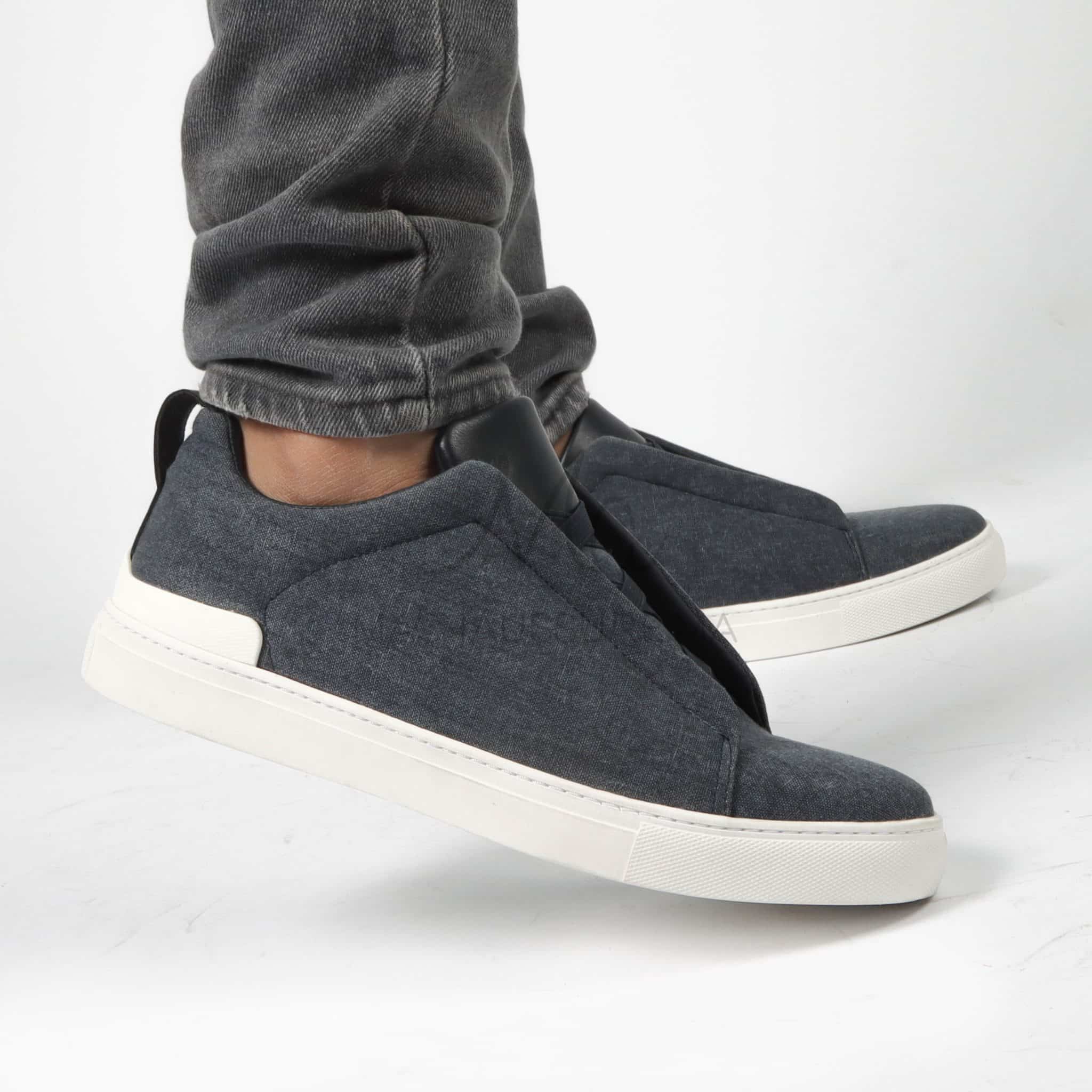 Quantum - Baskets Hommes en Bleu.