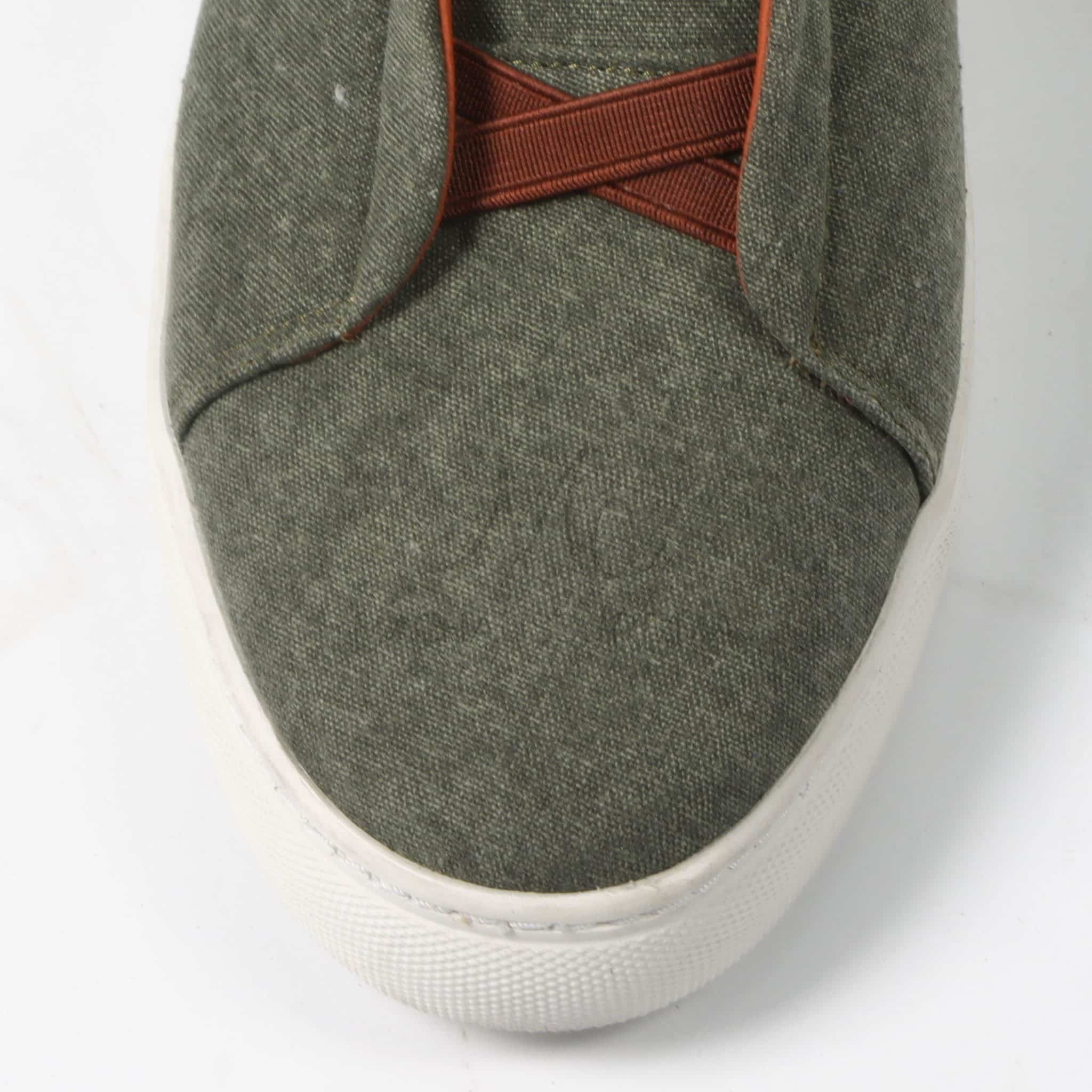 Quantum - Baskets Hommes en Kaki.