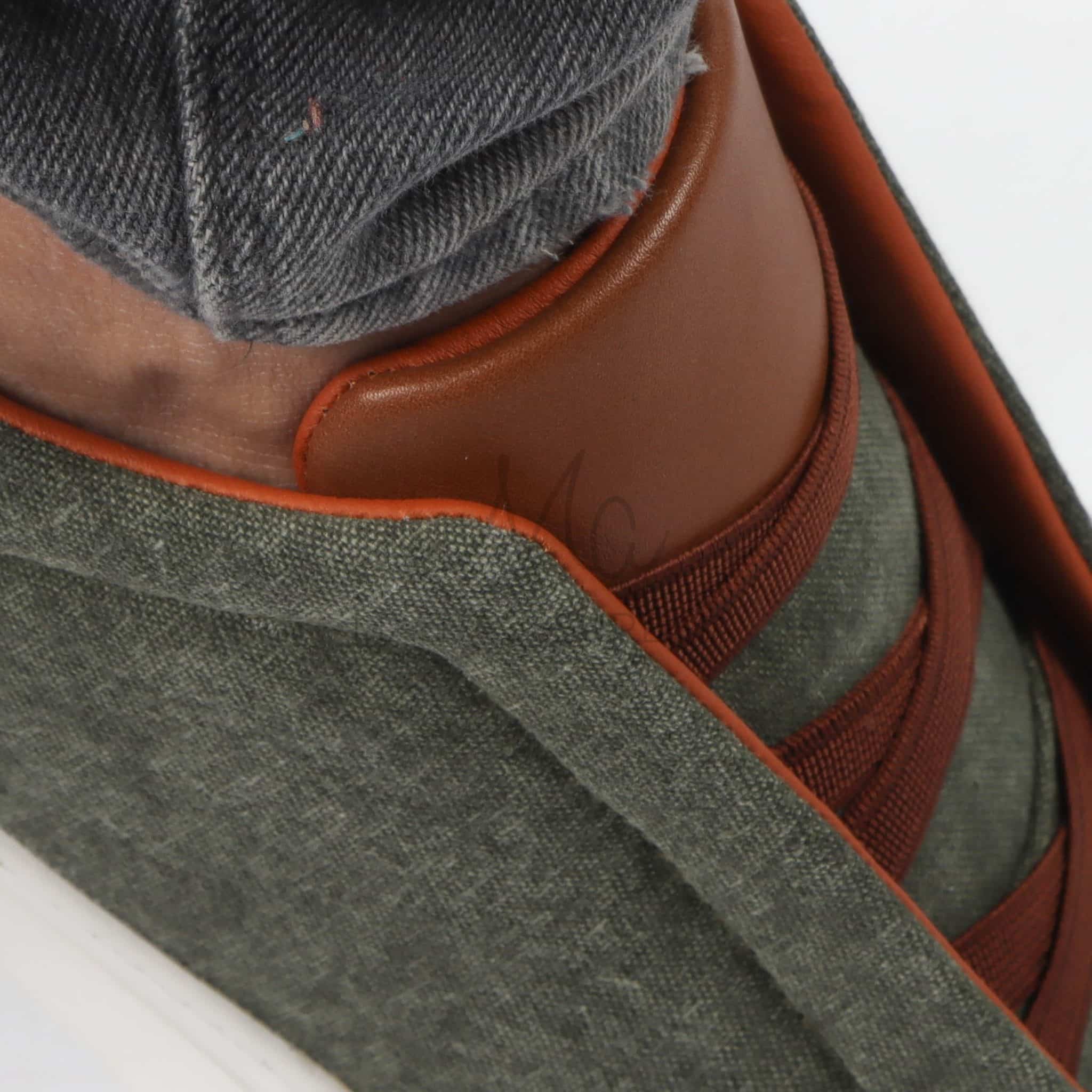 Quantum - Baskets Hommes en Kaki.