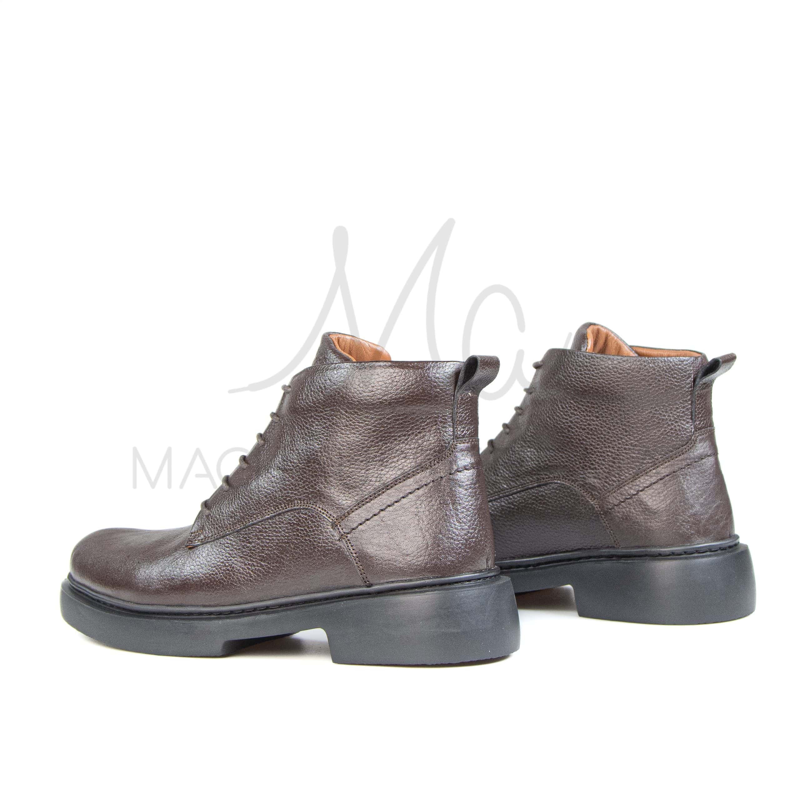 Oty Lux – Boots Hommes en Marron.