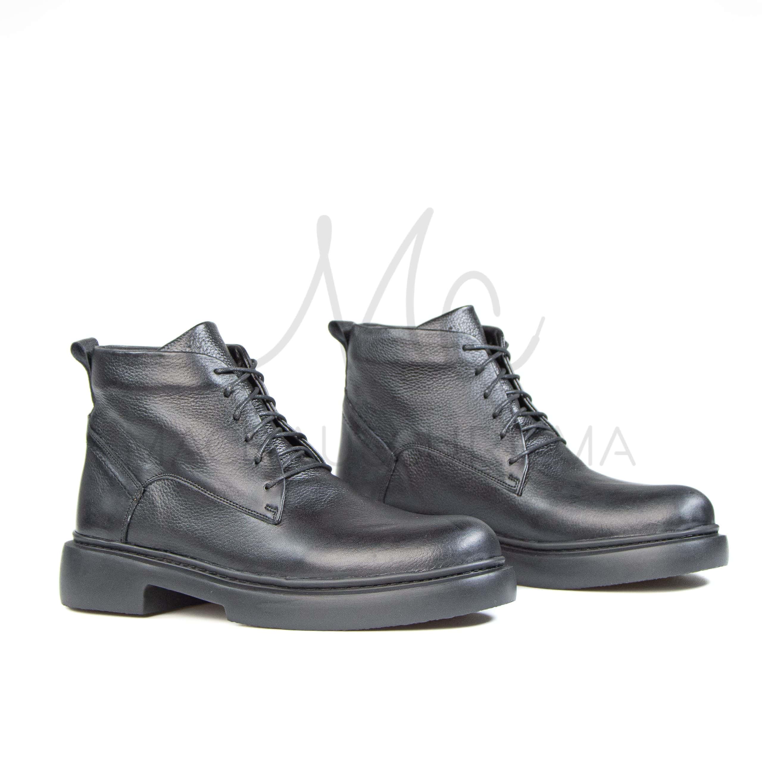 Oty Lux – Boots Hommes en Noir.
