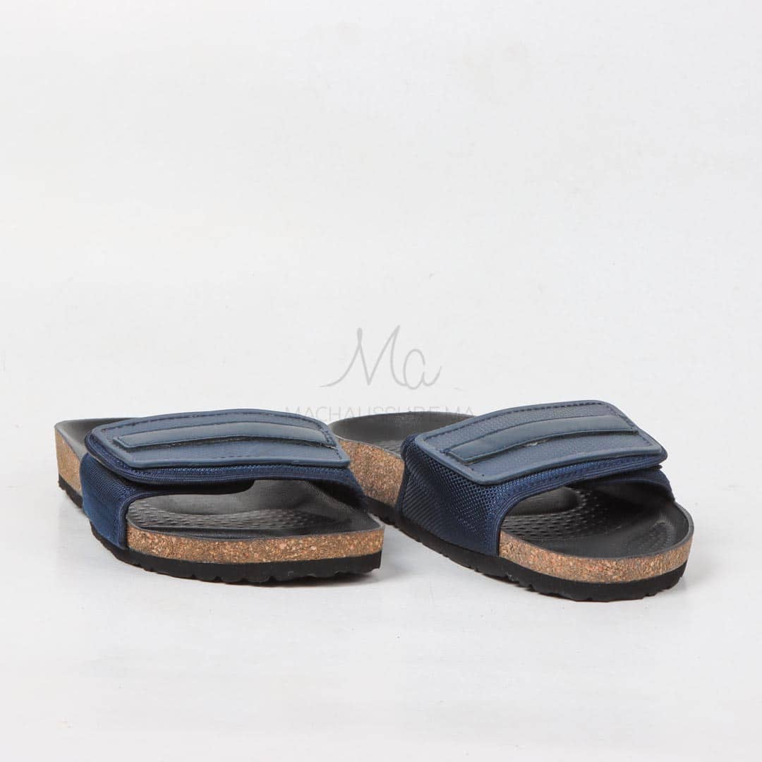 Sandales Plates confortable en Bleu.