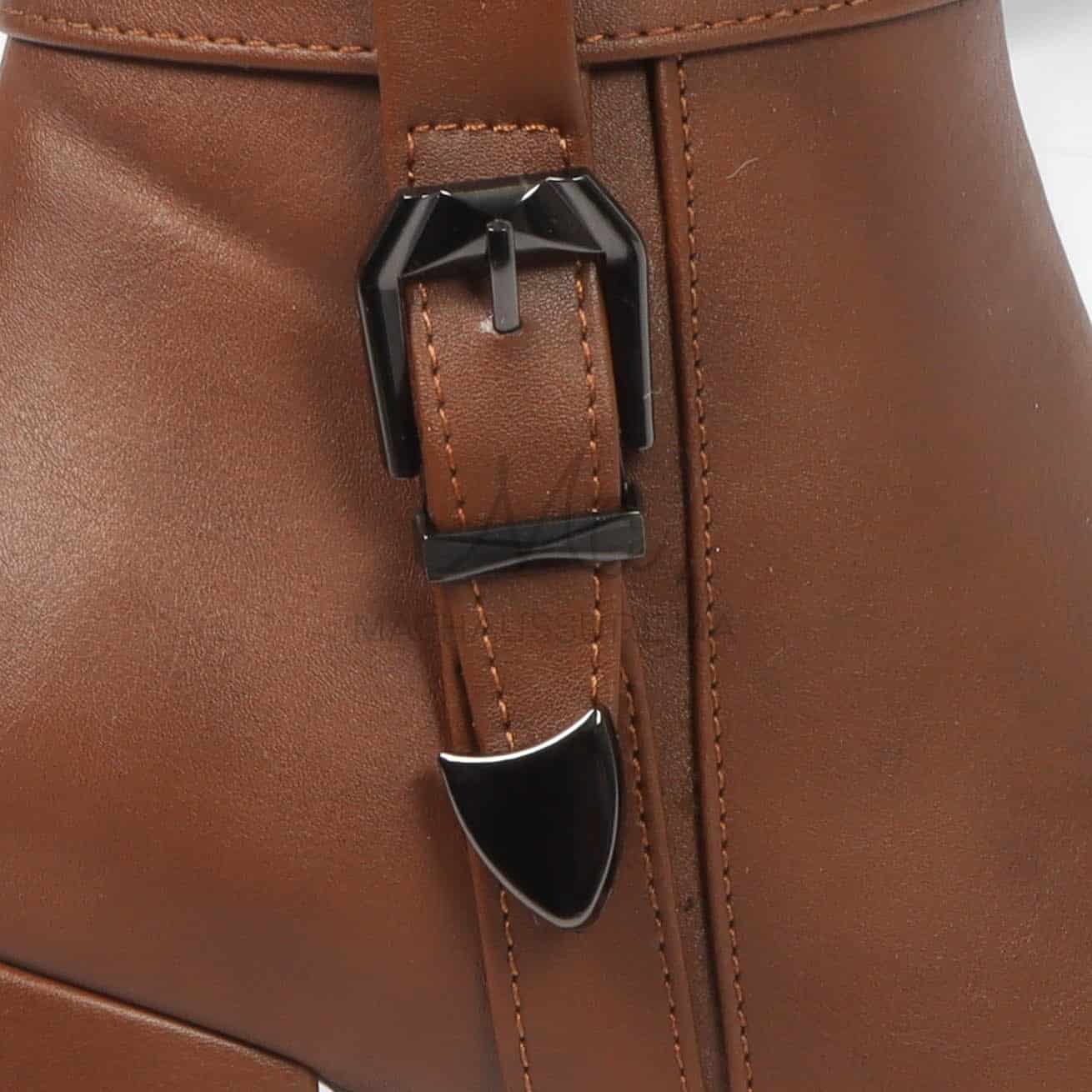 Kalvy – Bottines Femmes en Tabac.