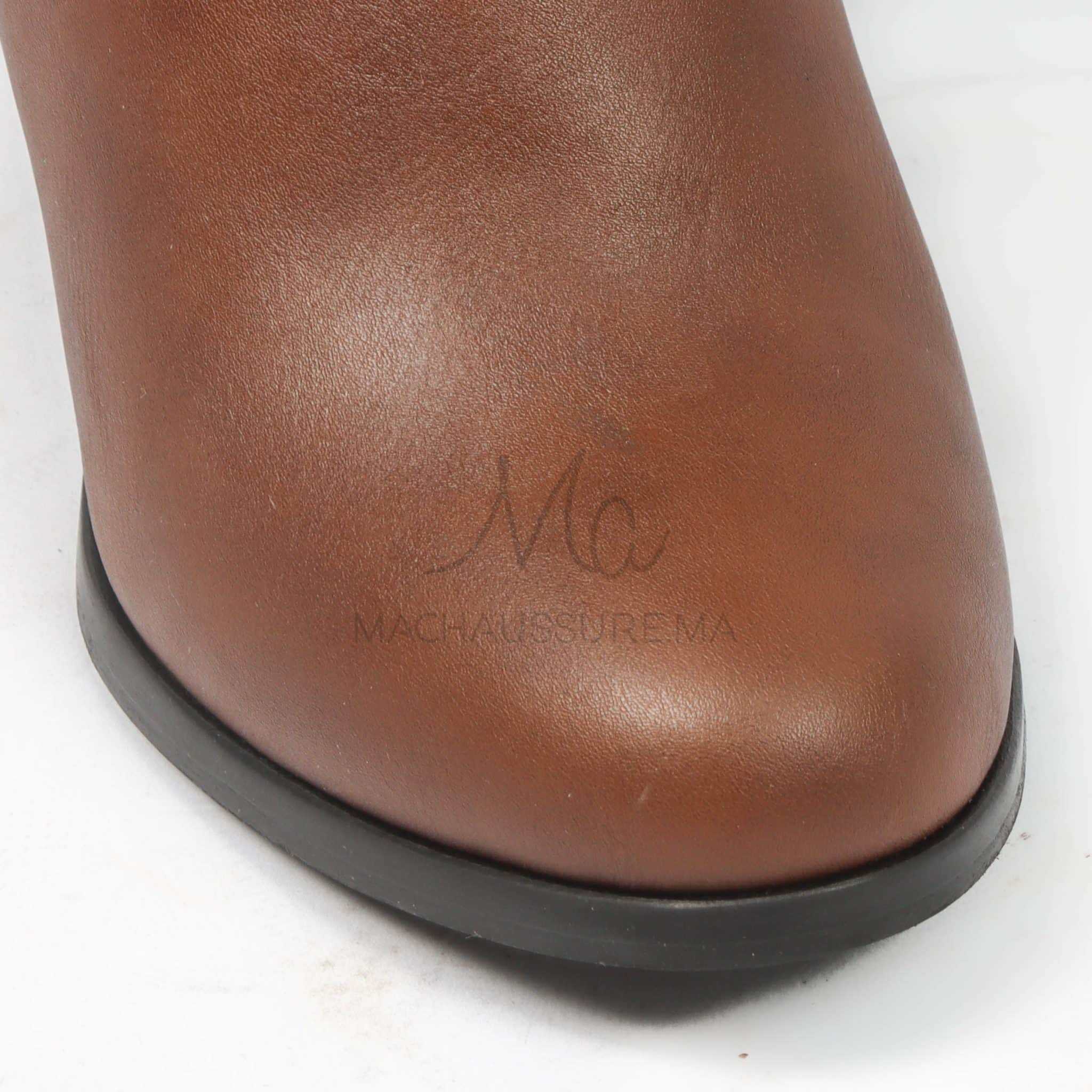 Kalvy – Bottines Femmes en Tabac.