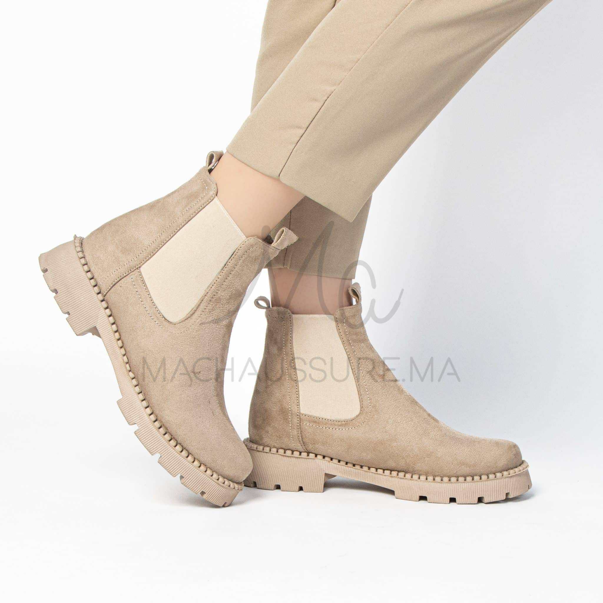 Brocard – Bottines Femmes en Beige.