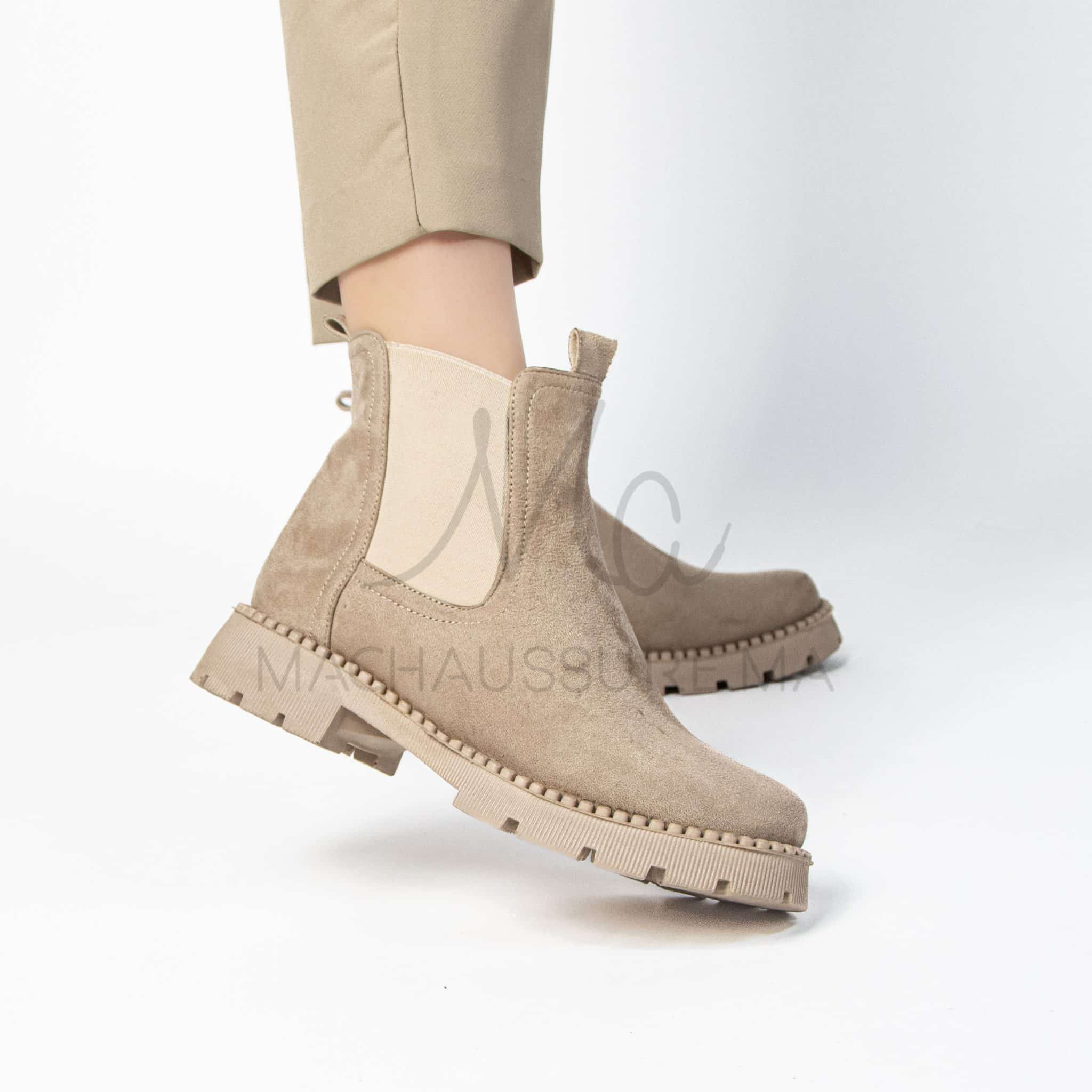 Brocard – Bottines Femmes en Beige.