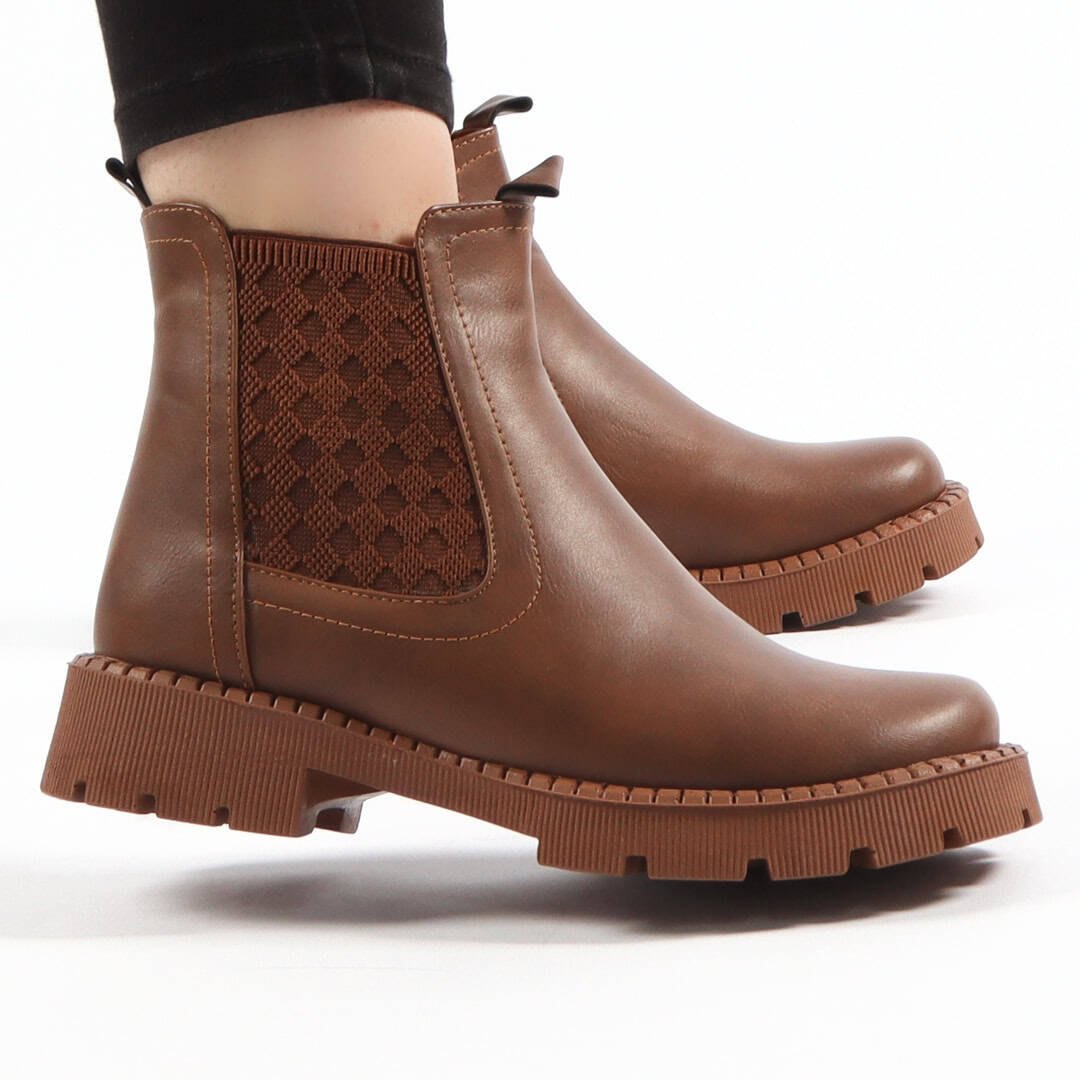 Bocardy – Bottines Femmes en Tabac.
