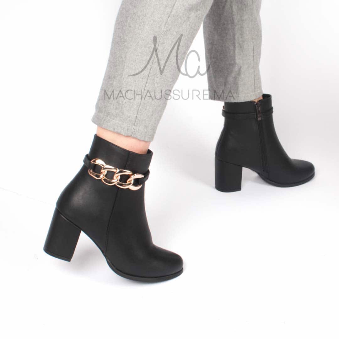 LYA – Bottines Femmes – Noir.