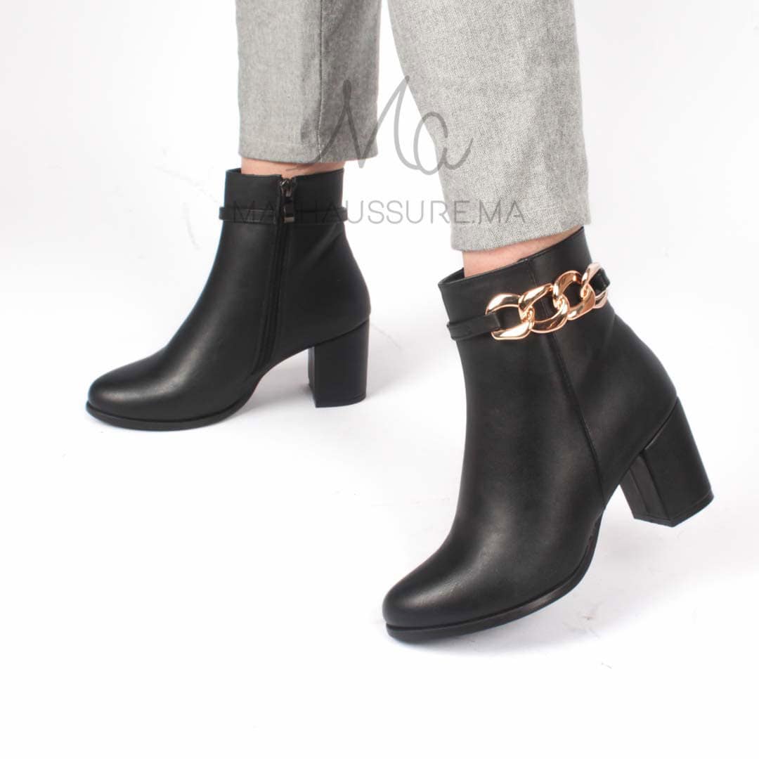 LYA – Bottines Femmes – Noir.