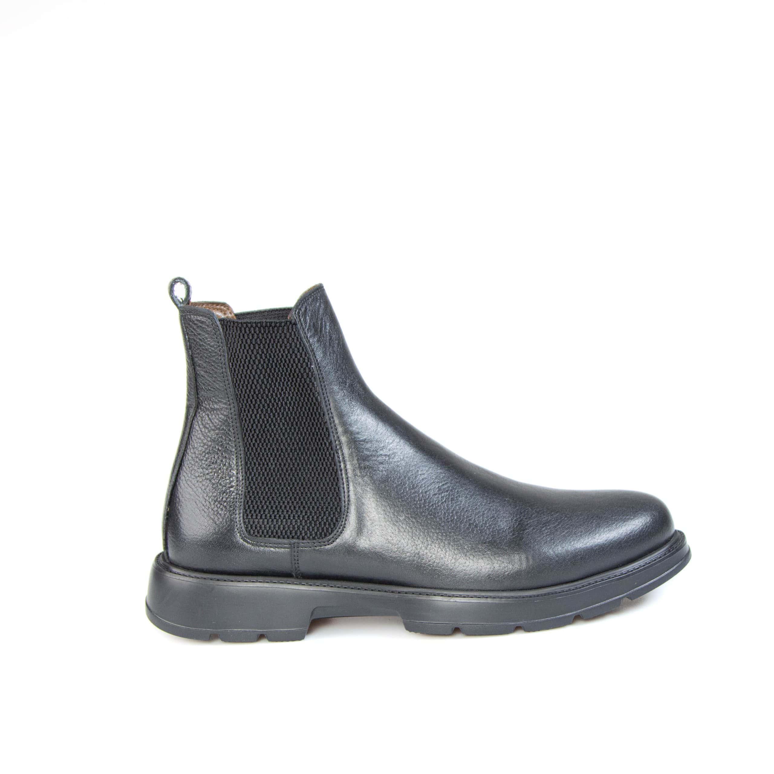 Mooréa – Boots Hommes 100% Cuir – Noir.