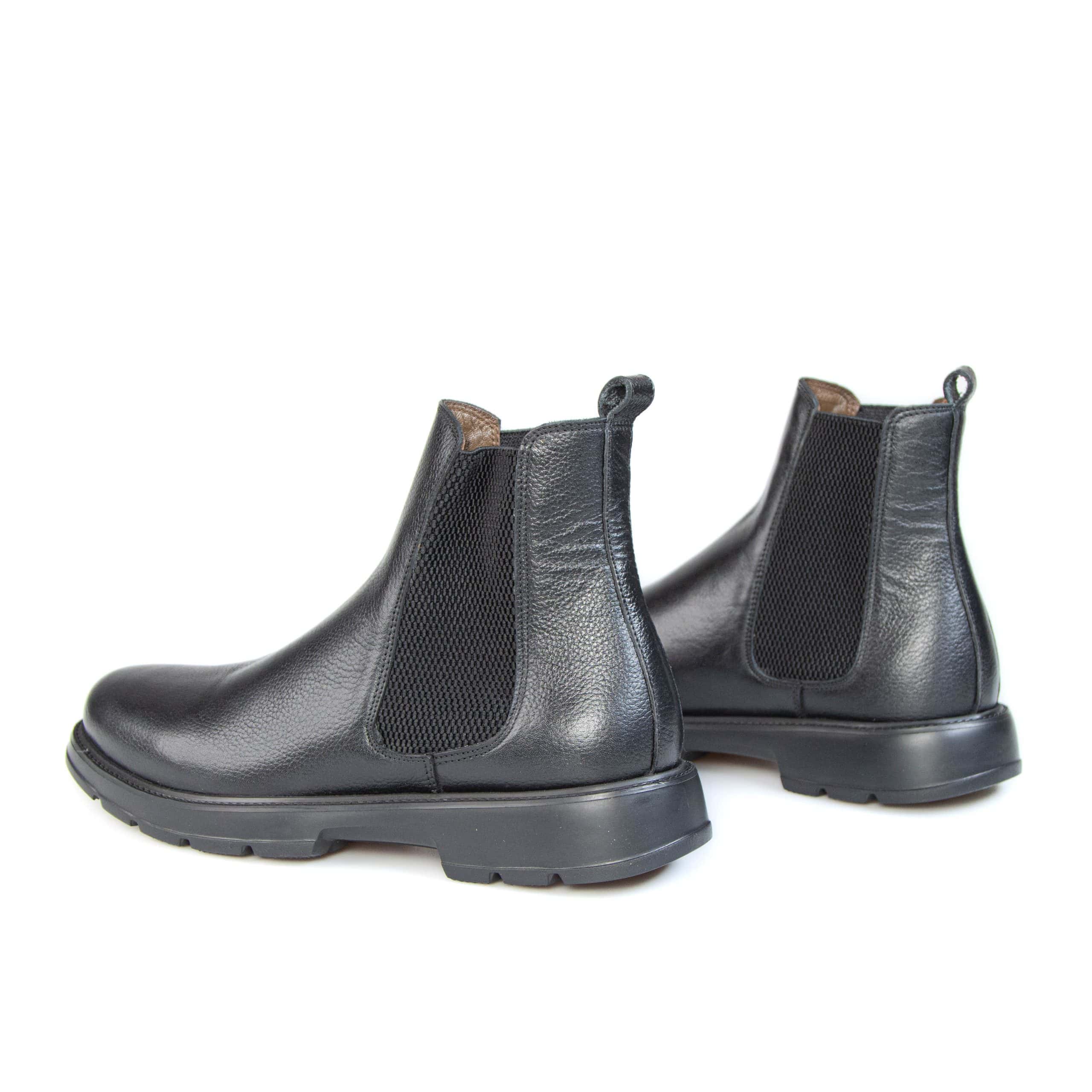 Mooréa – Boots Hommes 100% Cuir – Noir.