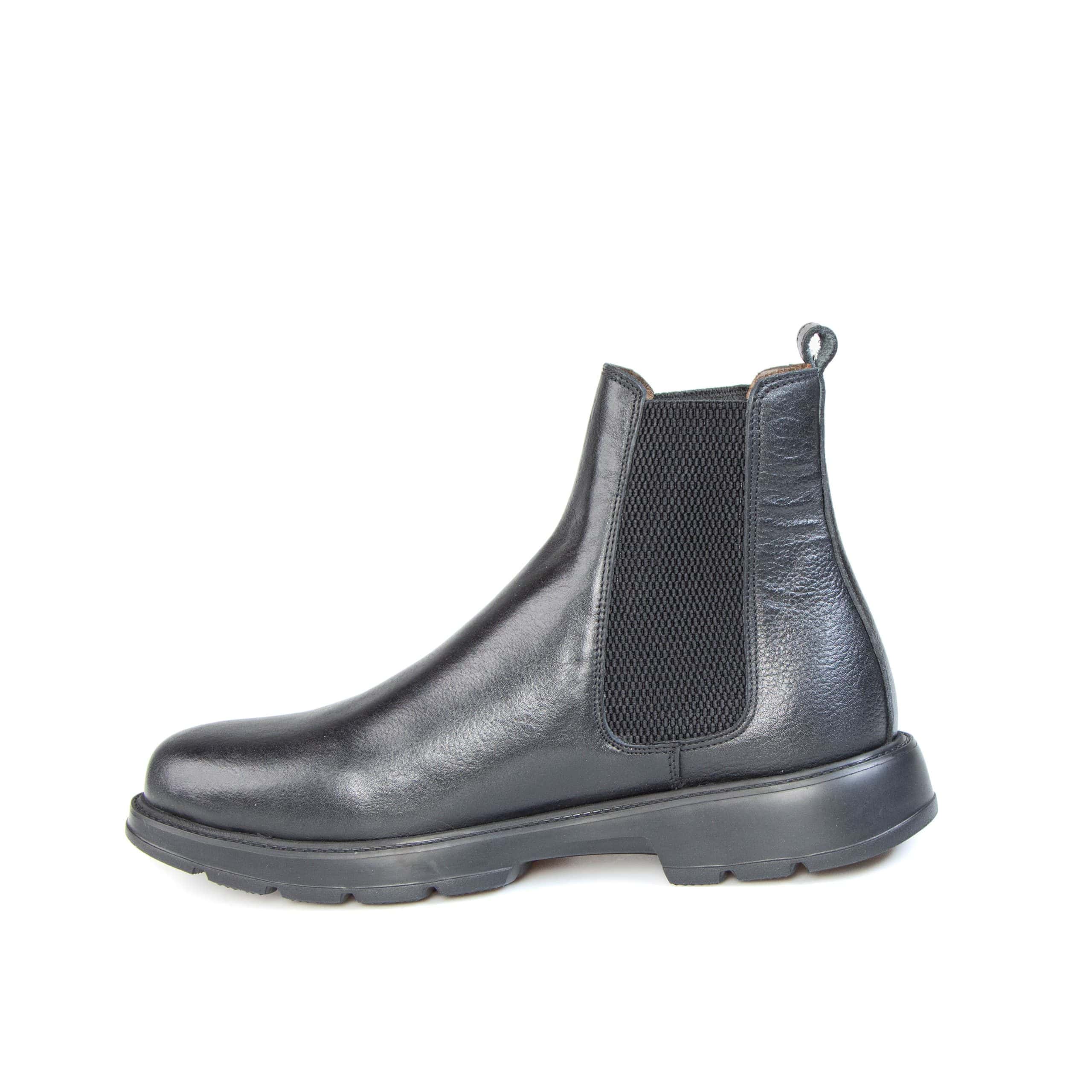 Mooréa – Boots Hommes 100% Cuir – Noir.