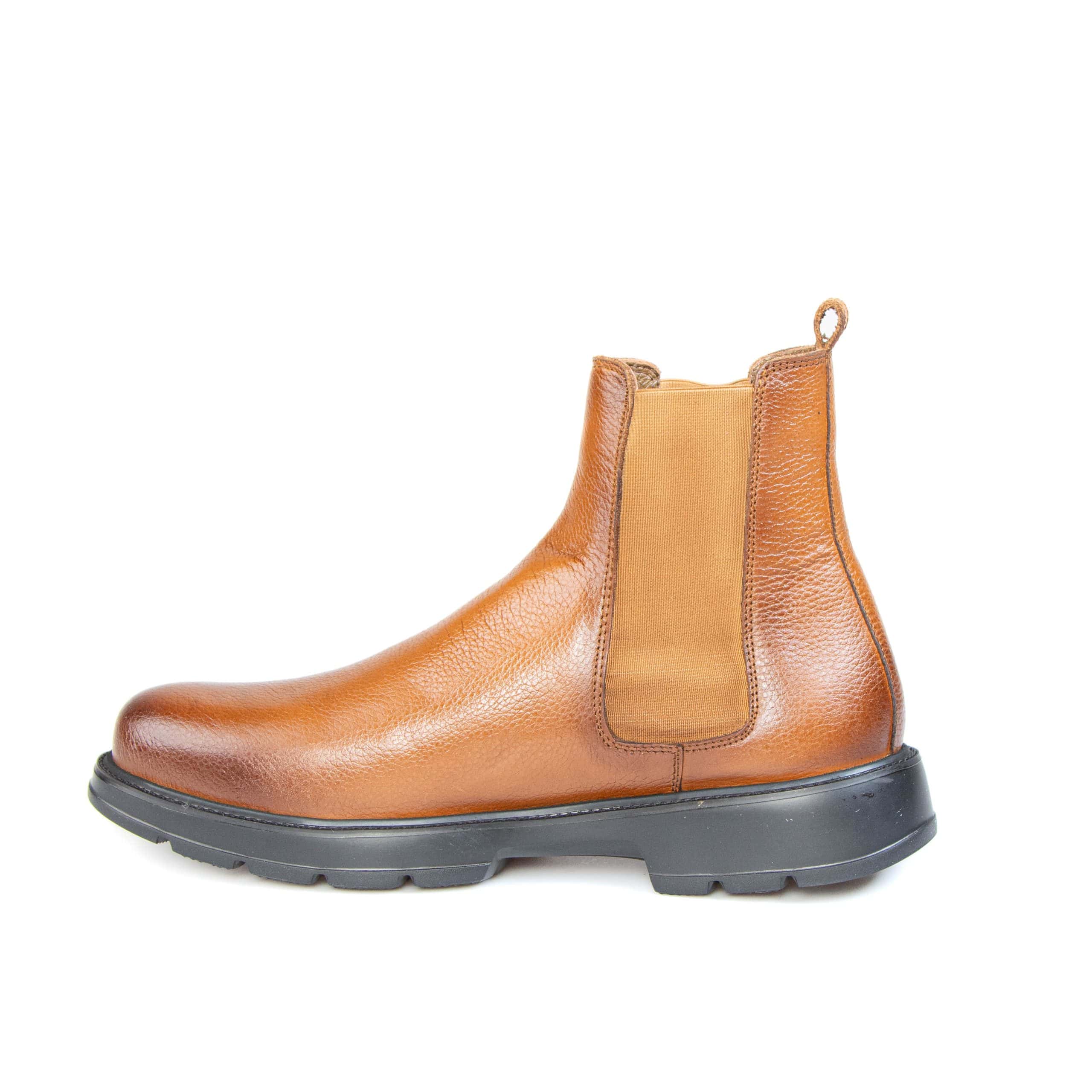 Mooréa – Boots Hommes 100% Cuir – Tabac.