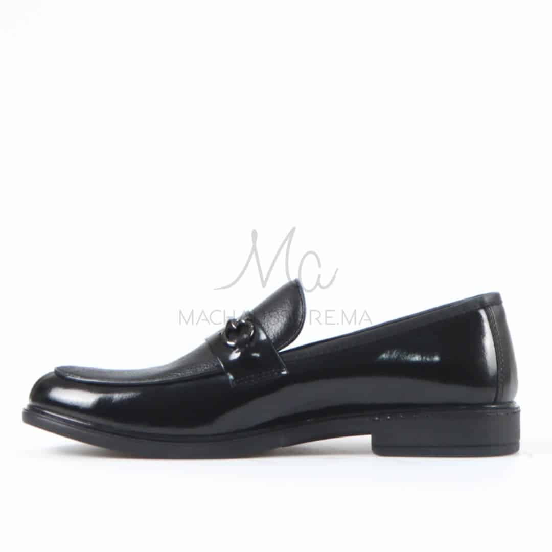 Tyson - Chaussures de ville 100% Cuir en Noir.
