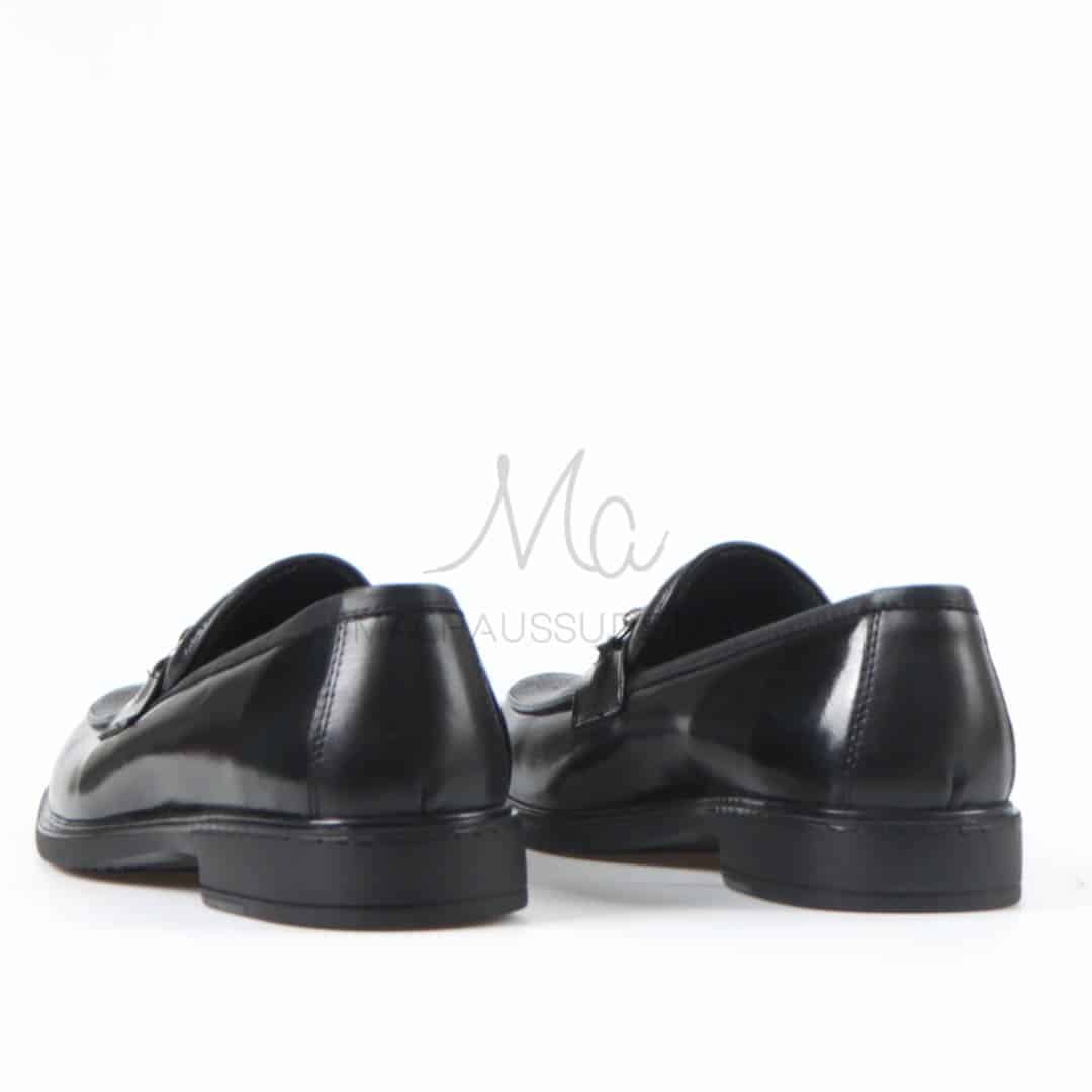 Tyson - Chaussures de ville 100% Cuir en Noir.