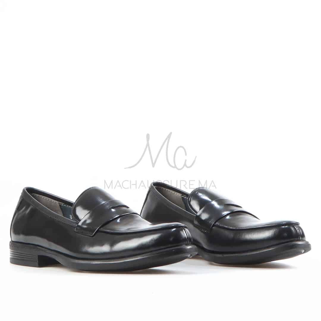 Toubkal - Chaussures Hommes 100% Cuir – Noir.