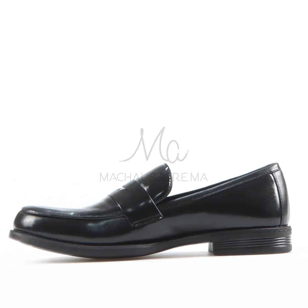 Toubkal - Chaussures Hommes 100% Cuir – Noir.