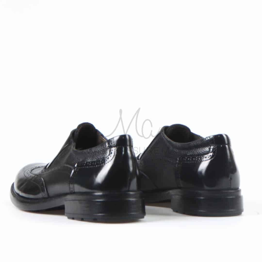 Marlon - Chaussures de ville 100% Cuir en Noir.