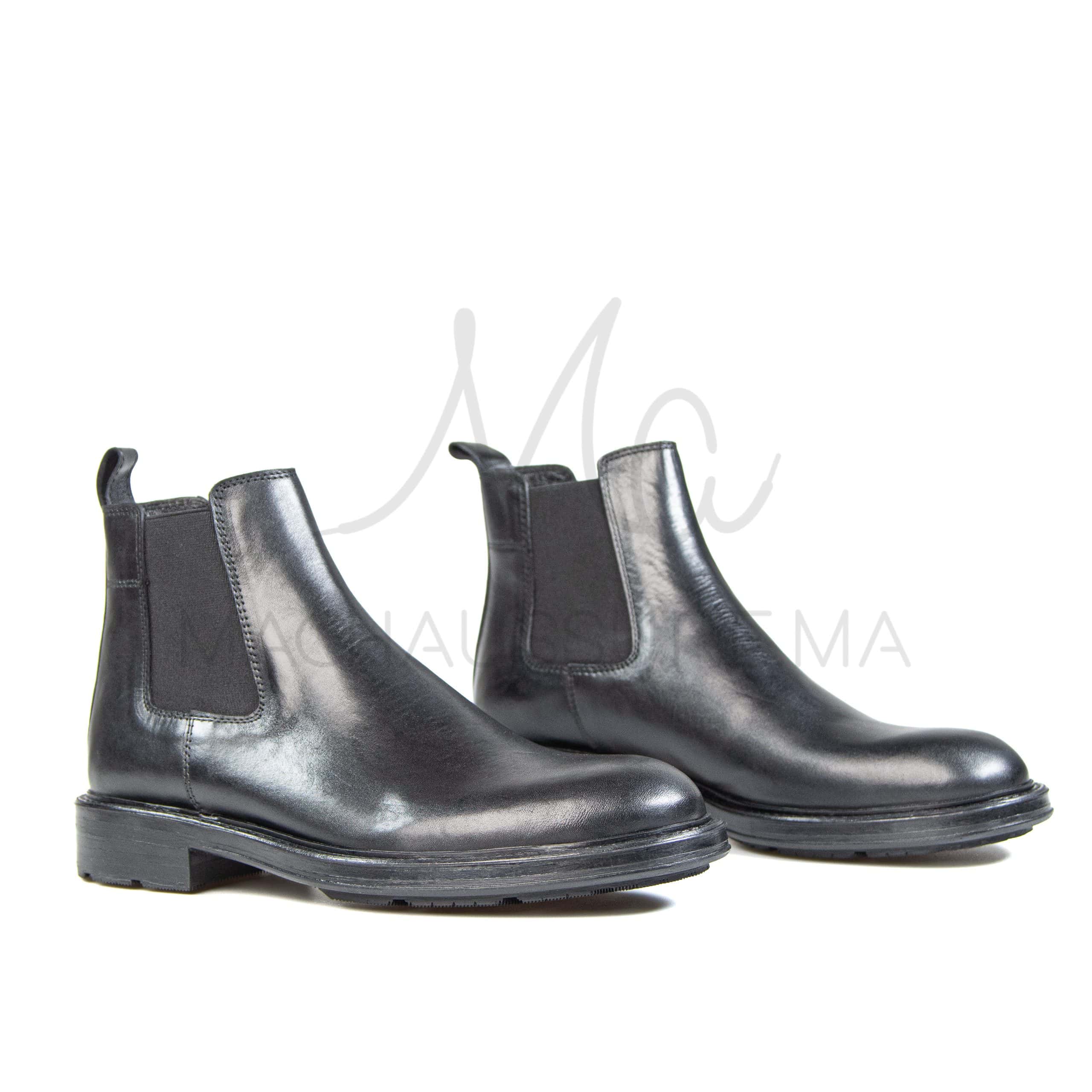 PICASSO – Boots Hommes en Noir.