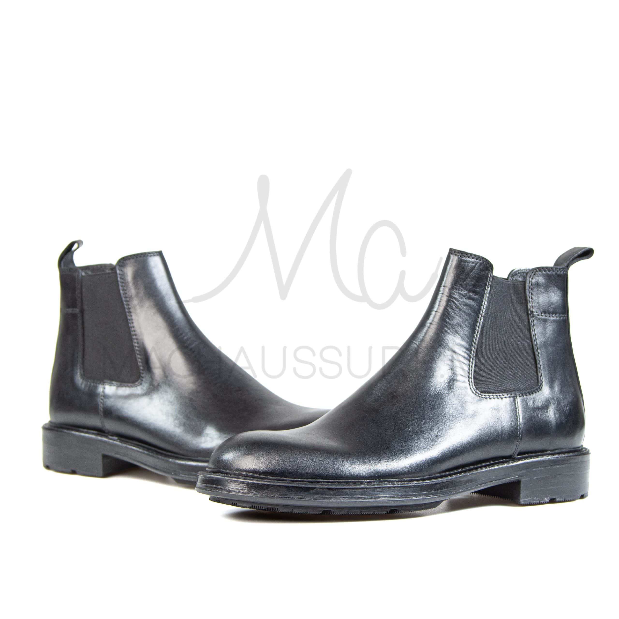 PICASSO – Boots Hommes en Noir.