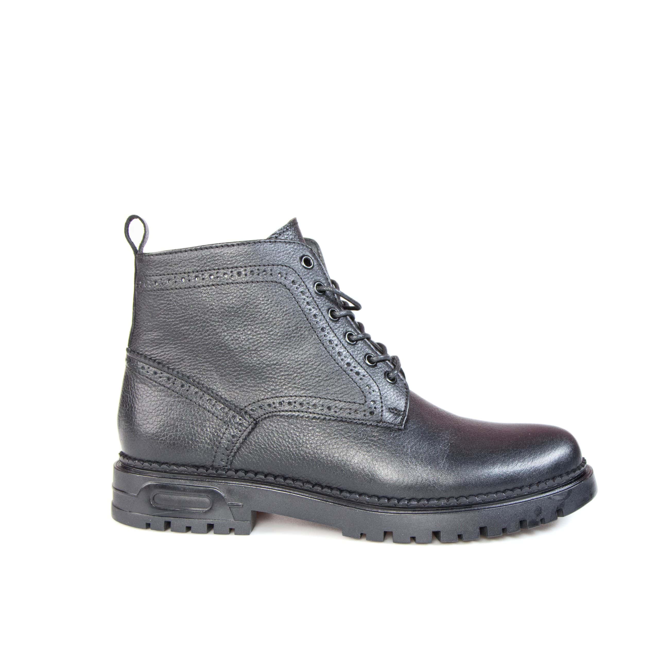 Mazen – Boots Hommes 100% Cuir – Noir.
